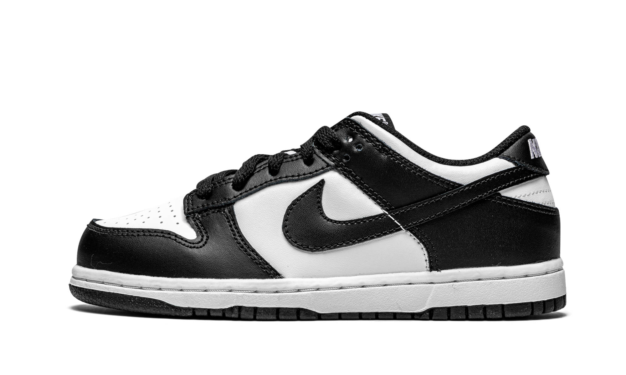 nike dunk low retro white black panda ps+CW1588-100+diagnol right view 1