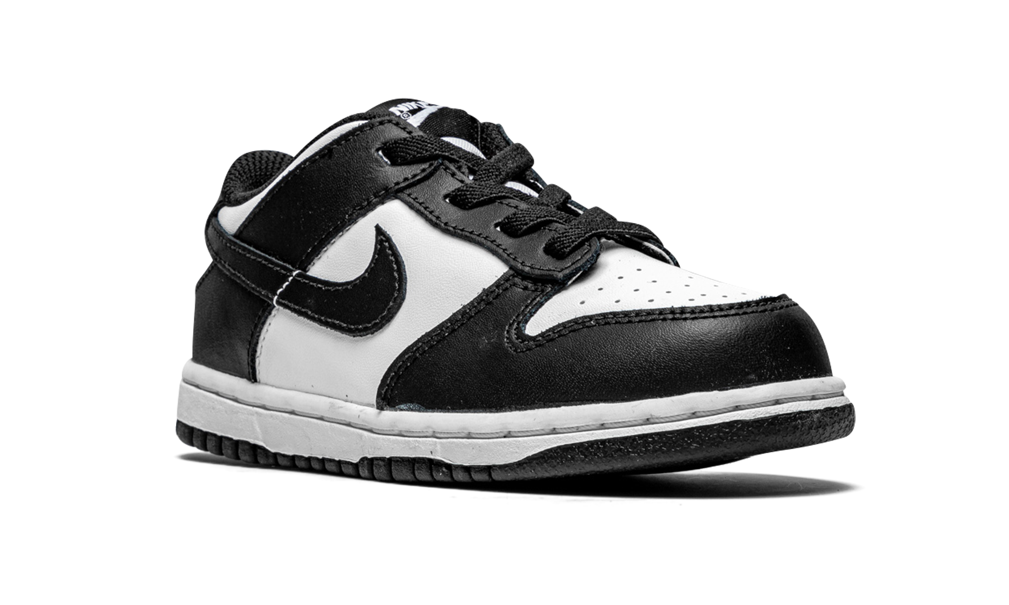 nike dunk low retro white black panda td+CW1589-100+diagnol right view