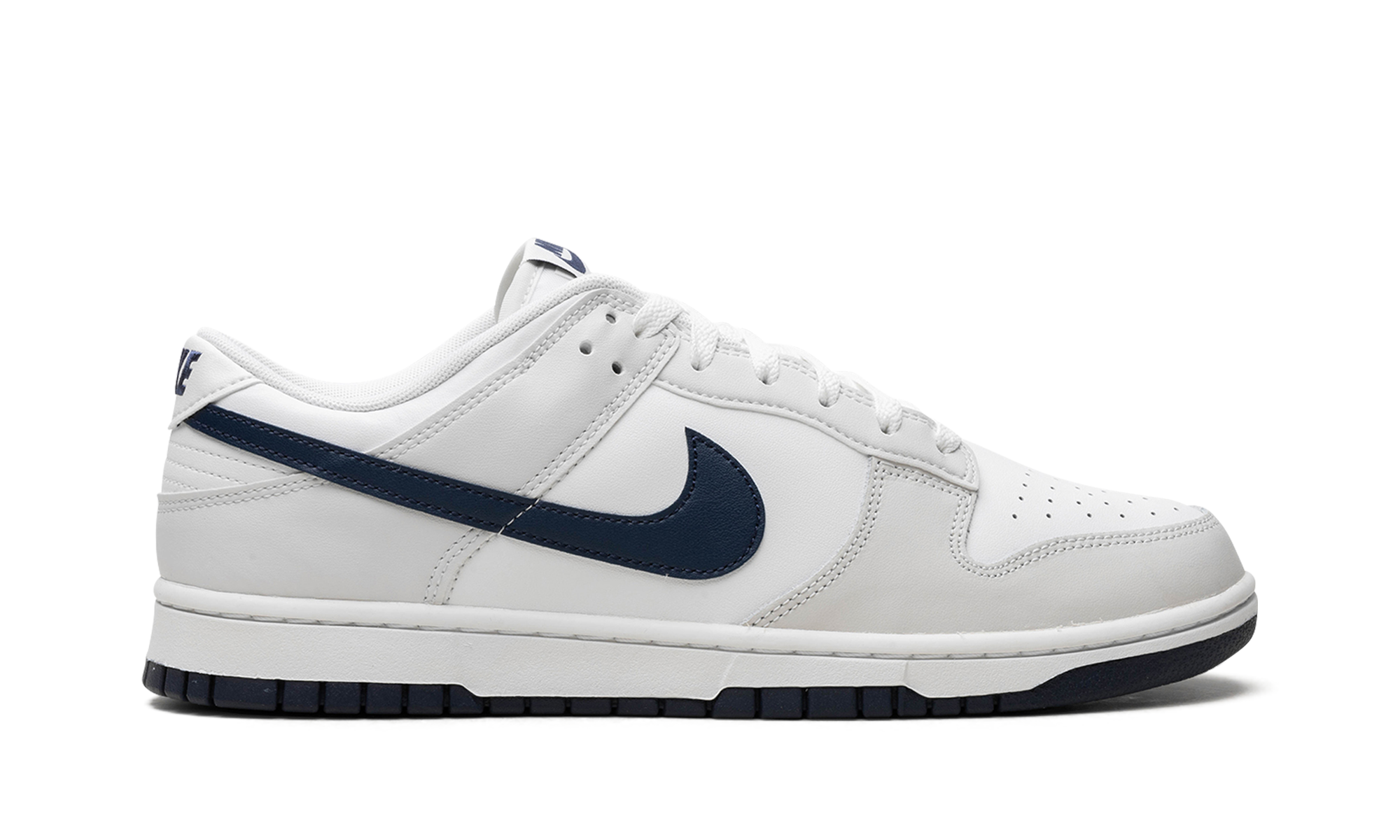 nike dunk low retro white midnight navy+DV0831-111+right view