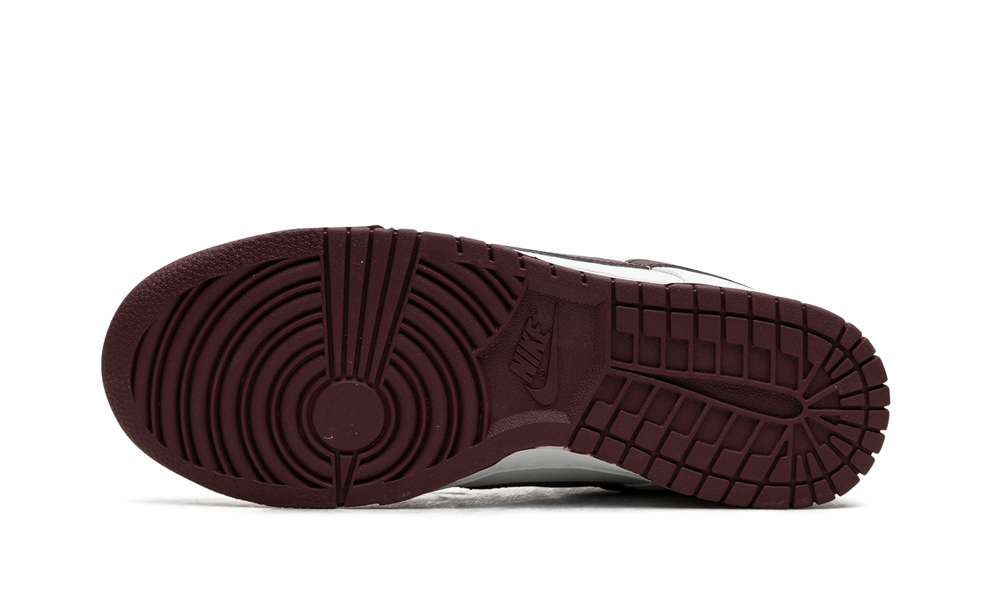 nike dunk low retro white night maroon+DV0831-102+bottom view