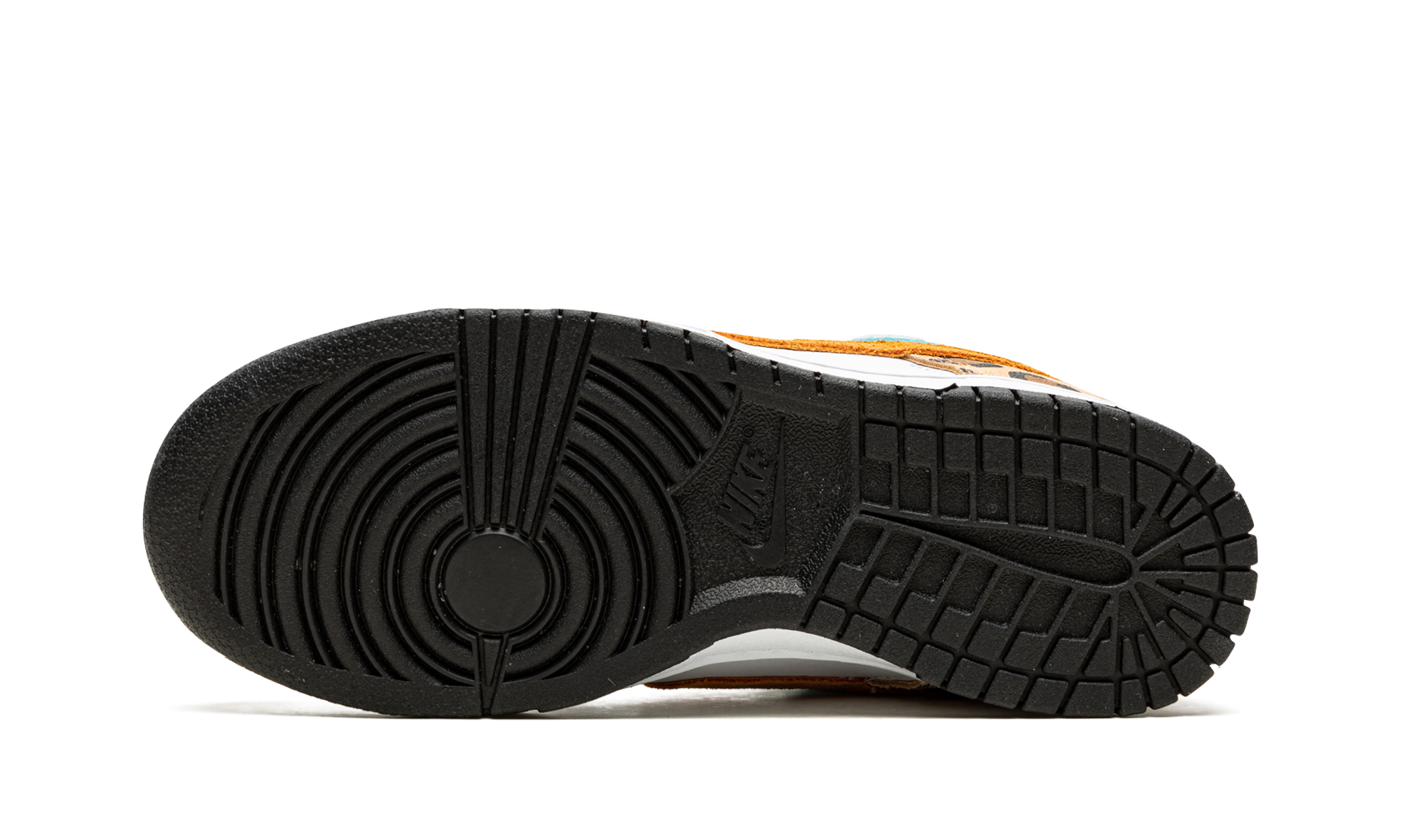 nike dunk low safari mix women s+DN3866-100+bottom view
