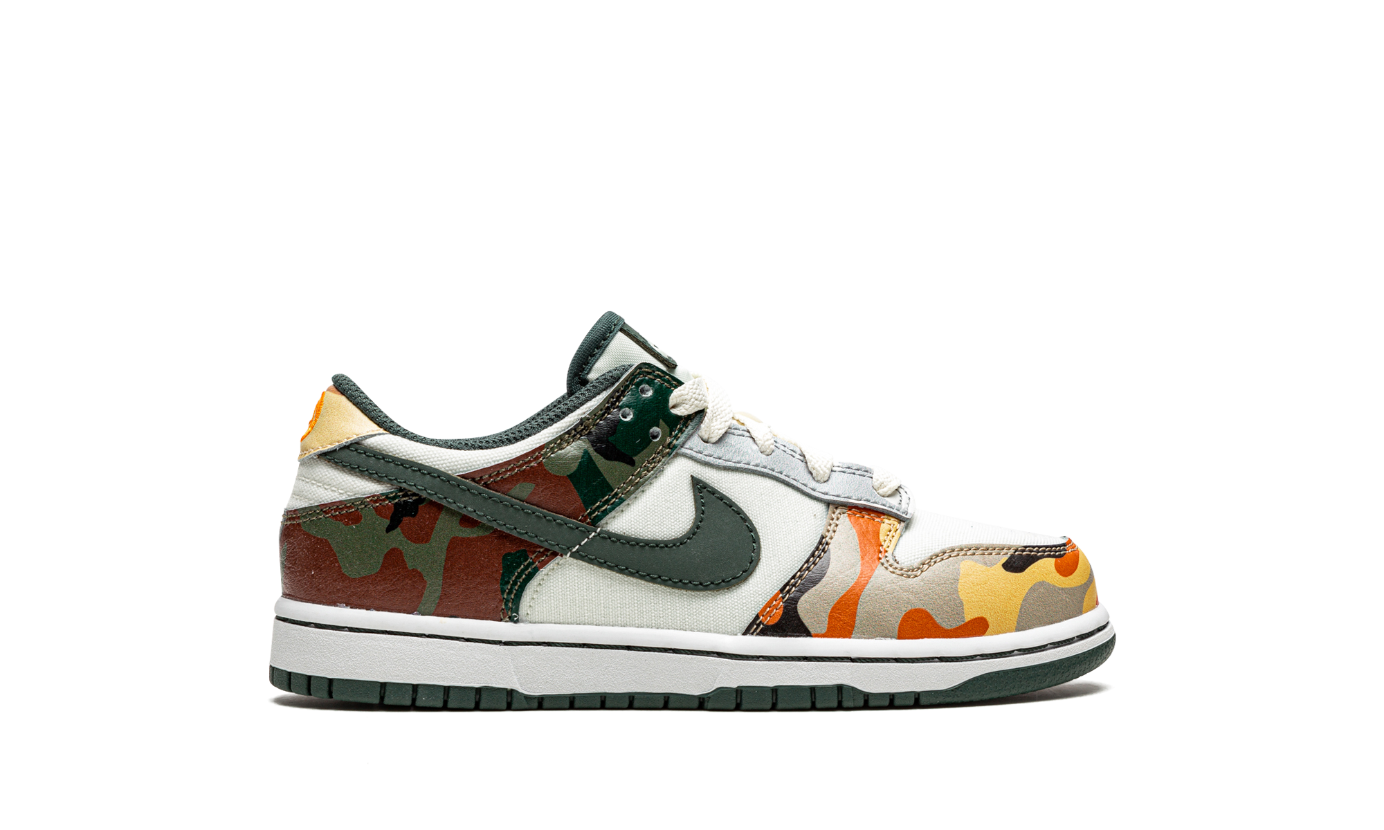 nike dunk low sail multi camo ps+DB1900-100+right view