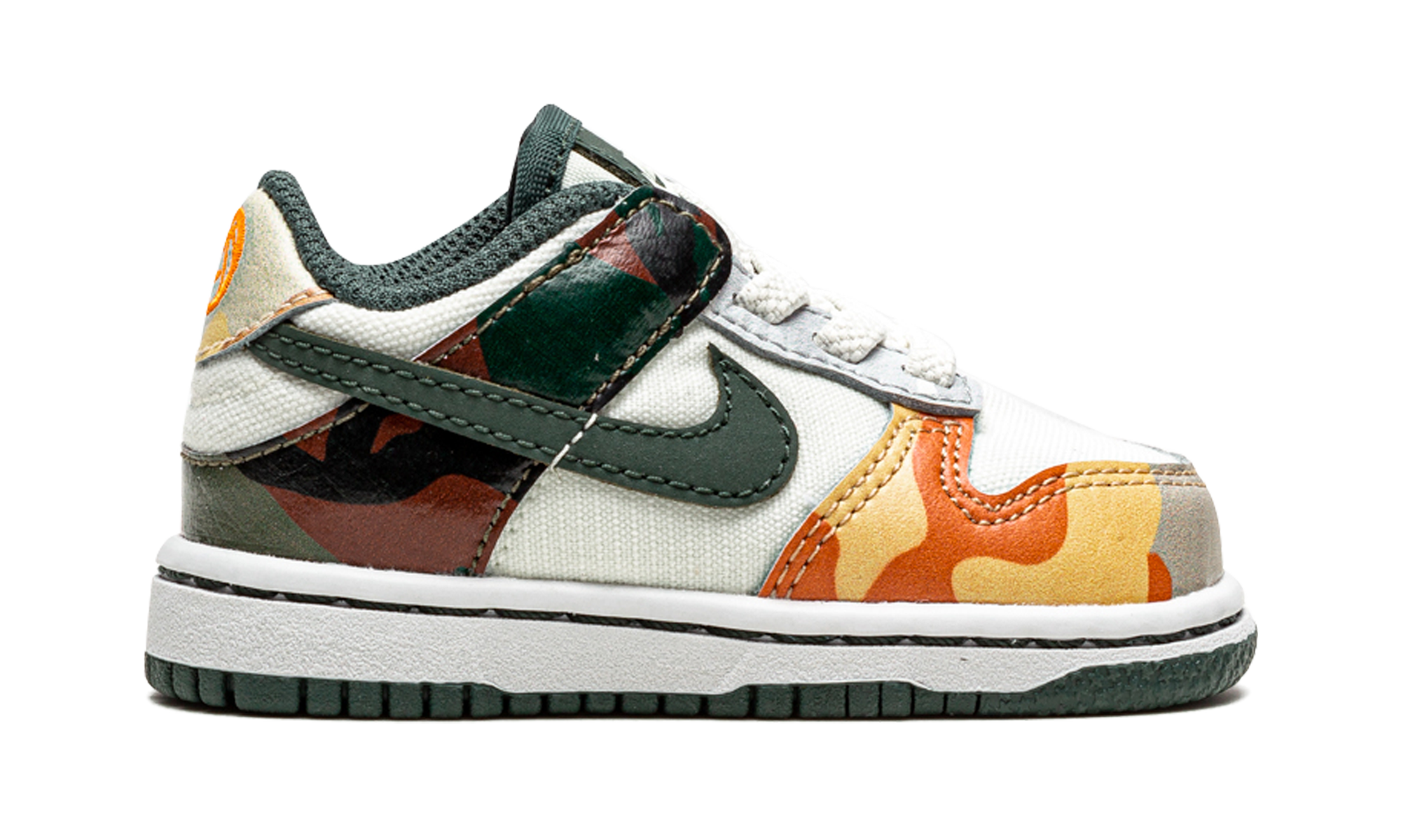 nike dunk low sail multi camo td+DB1902-100+right view
