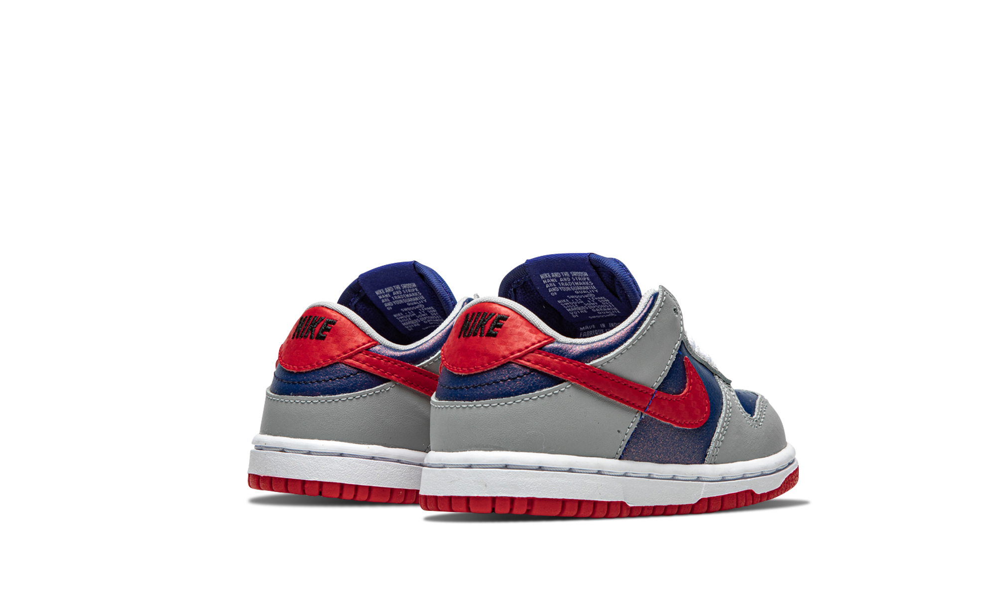 nike dunk low samba 2020 td+DB4605-400+diagnol right behind view