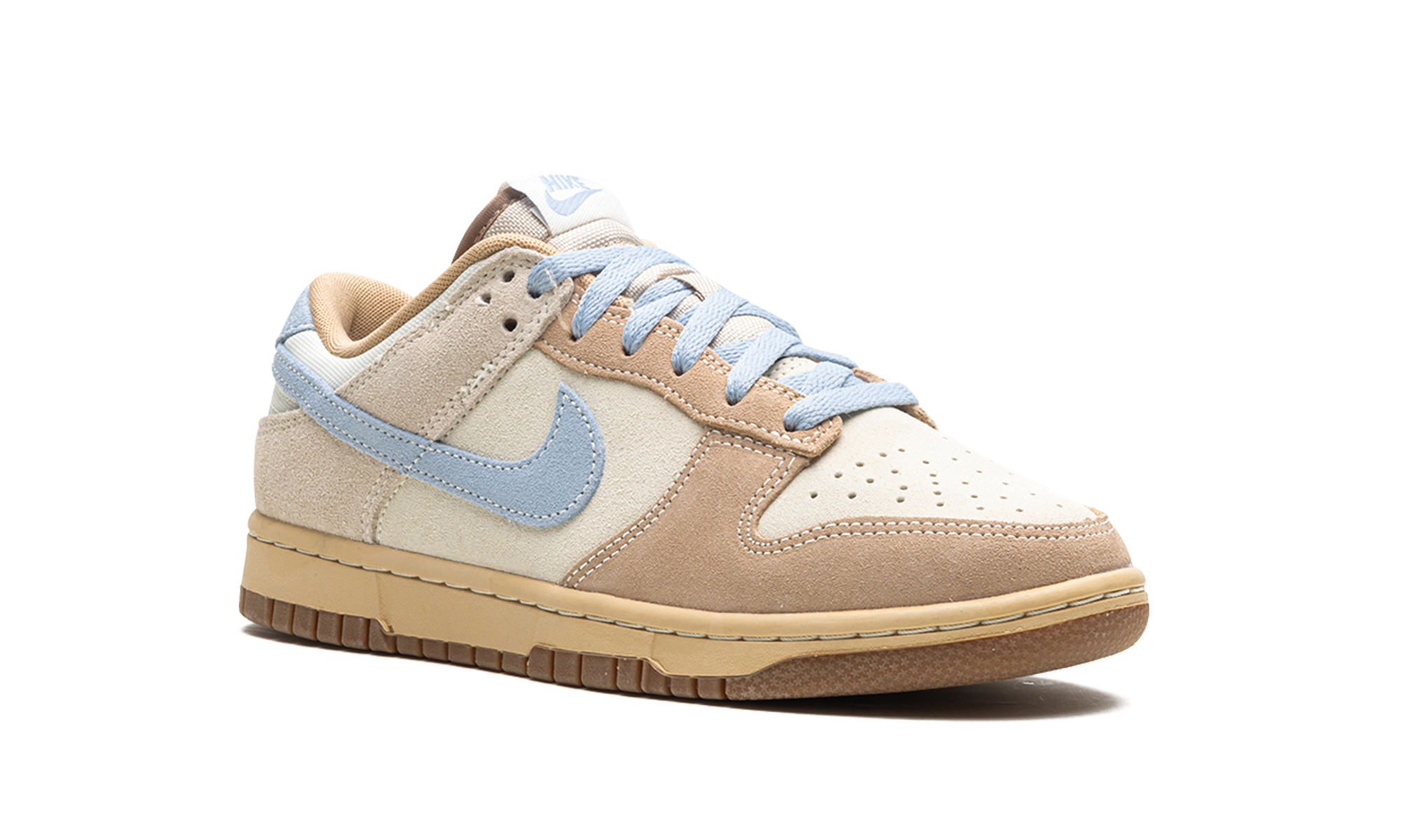 nike dunk low sanddrift light armory blue+HF0106-100+diagnol right view