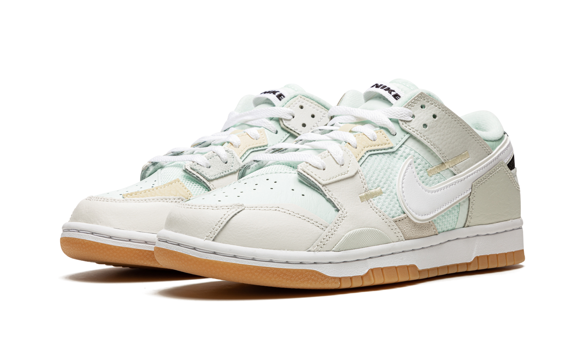 nike dunk low scrap sea glass+DB0500-100+diagnol left view