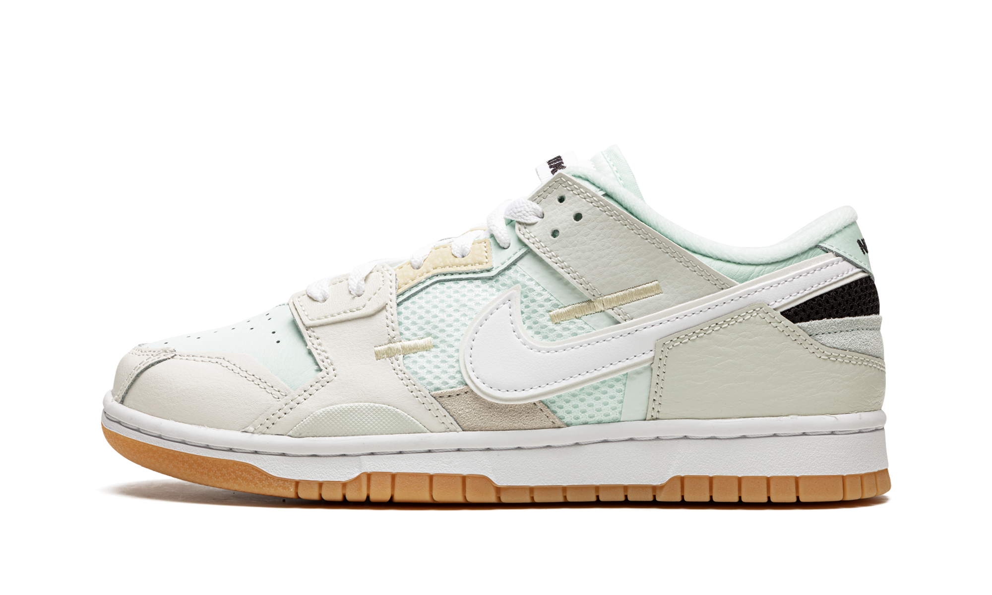 nike dunk low scrap sea glass+DB0500-100+diagnol right view 1