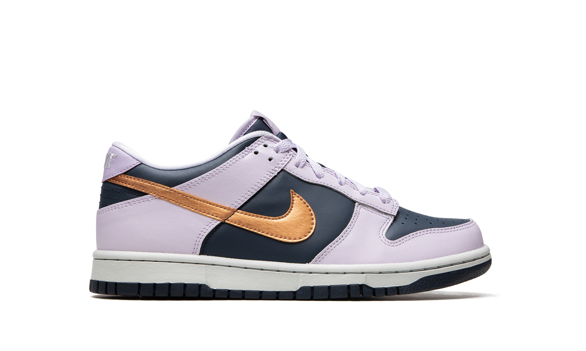 nike dunk low se copper swoosh gs+DX1663-400+right view