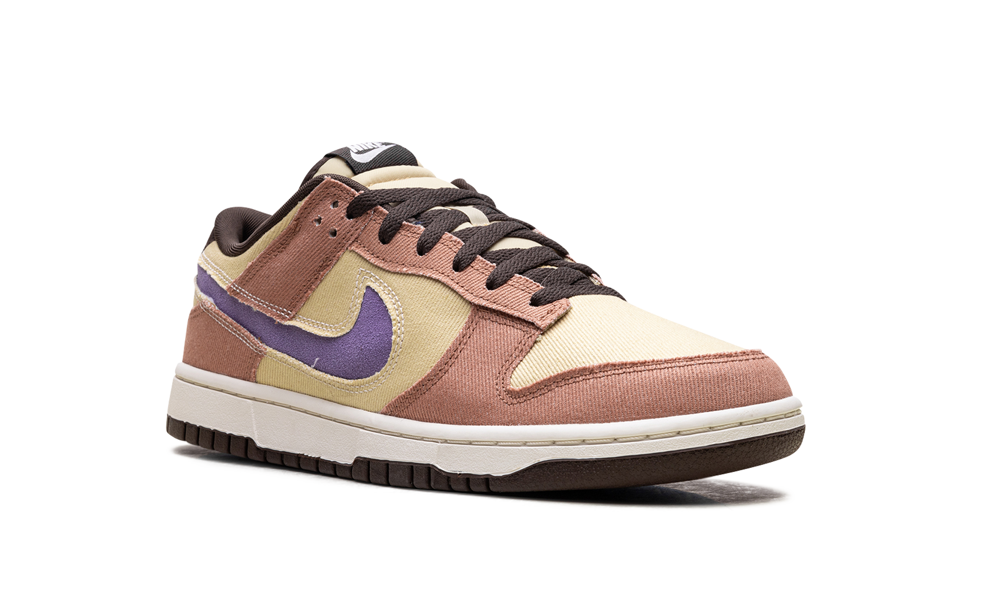 nike dunk low se denim dusted clay+HF3141-200+diagnol right view