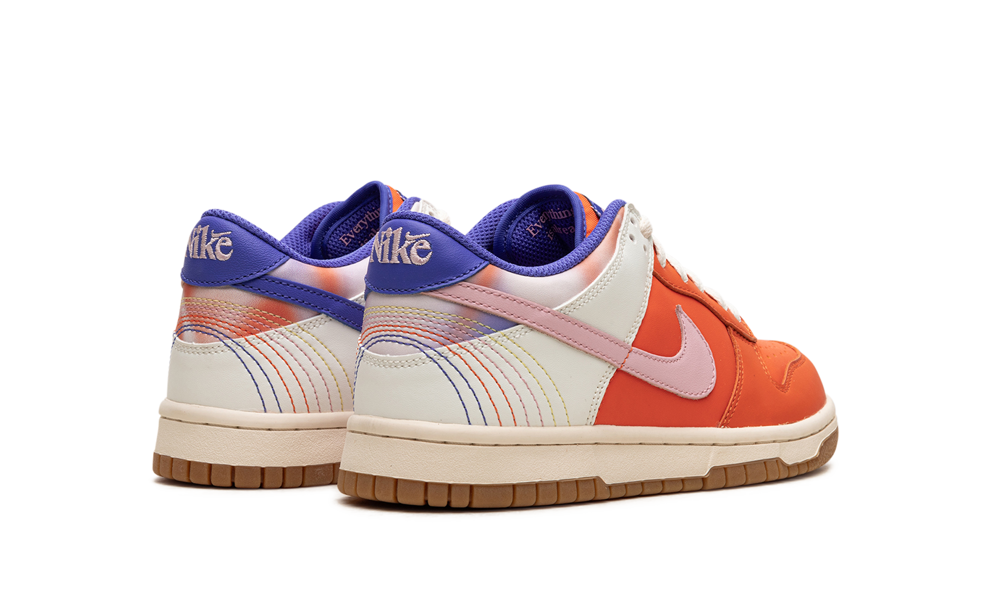 nike dunk low se everything you need gs+FN0600-801+diagnol right behind view