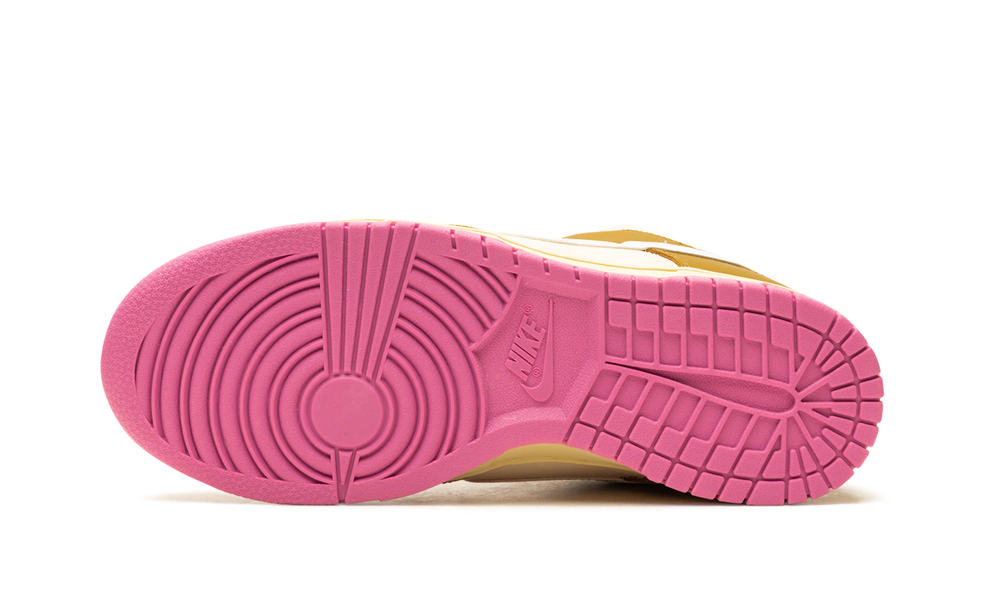 nike dunk low se just do it bronzine pink women s+FD8683-700+bottom view