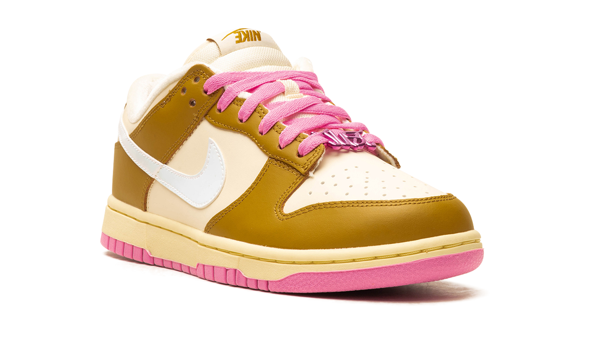 nike dunk low se just do it bronzine pink women s+FD8683-700+diagnol right view