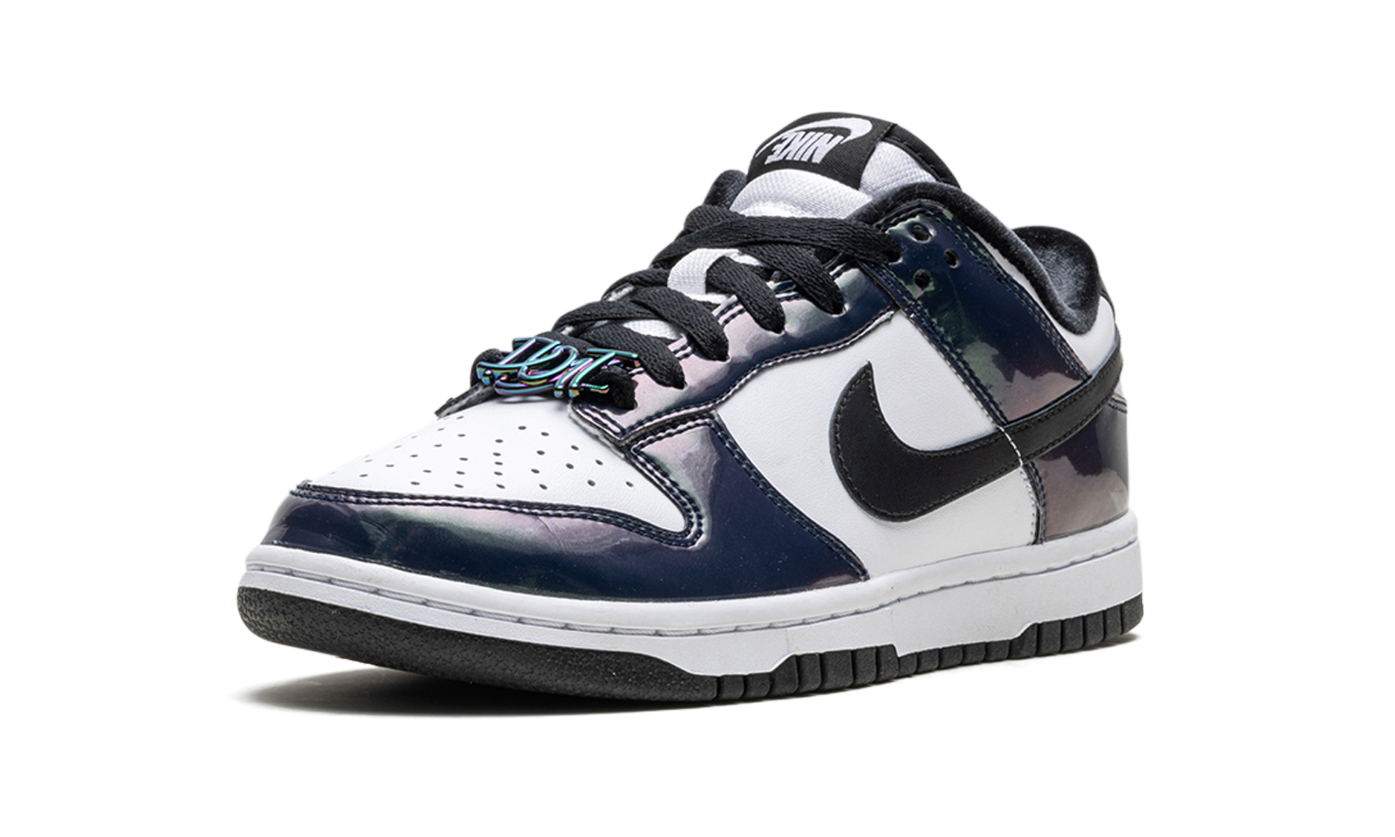 nike dunk low se just do it iridescent women s+FQ8143-001+left diagnol single view