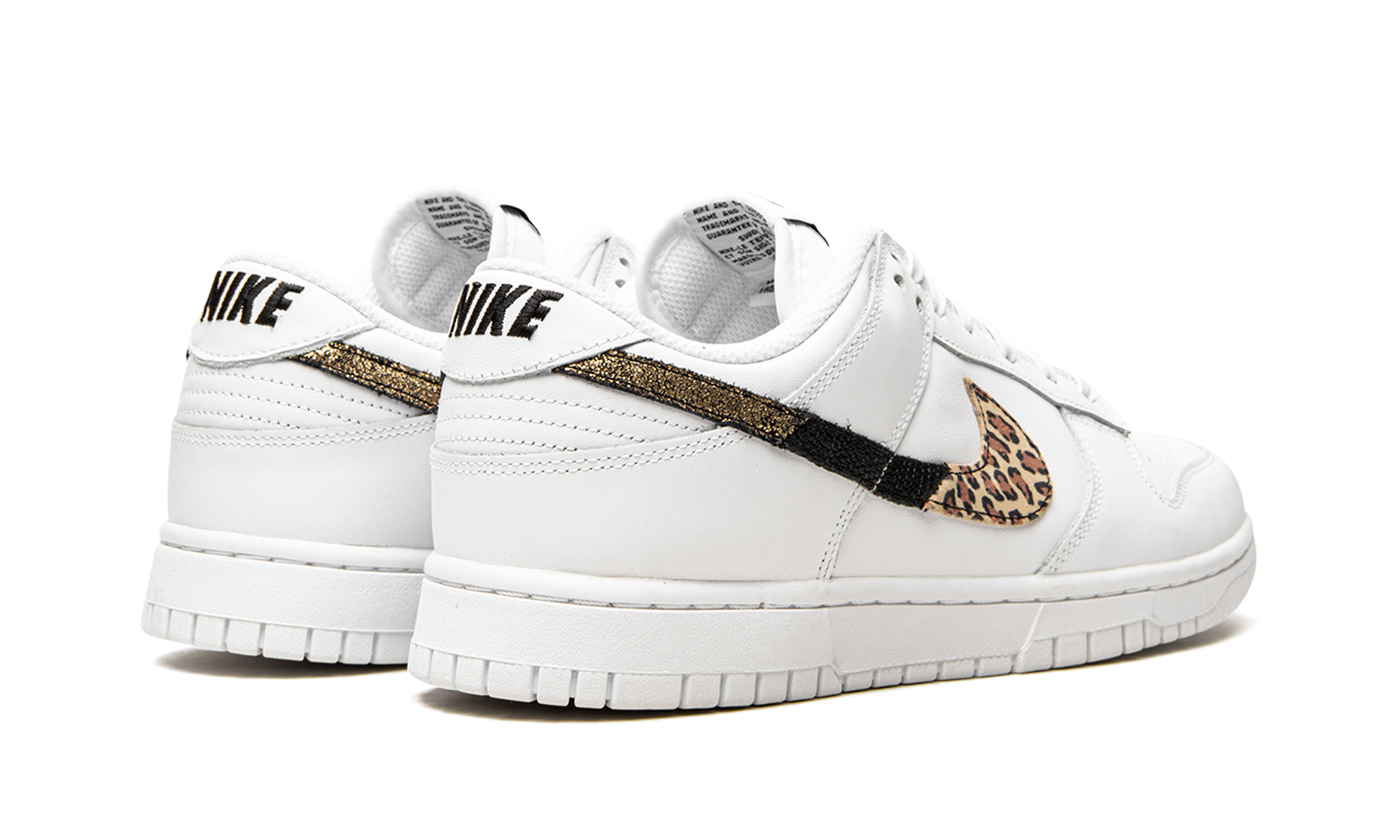 nike dunk low se primal white women s+DD7099-100+diagnol right behind view
