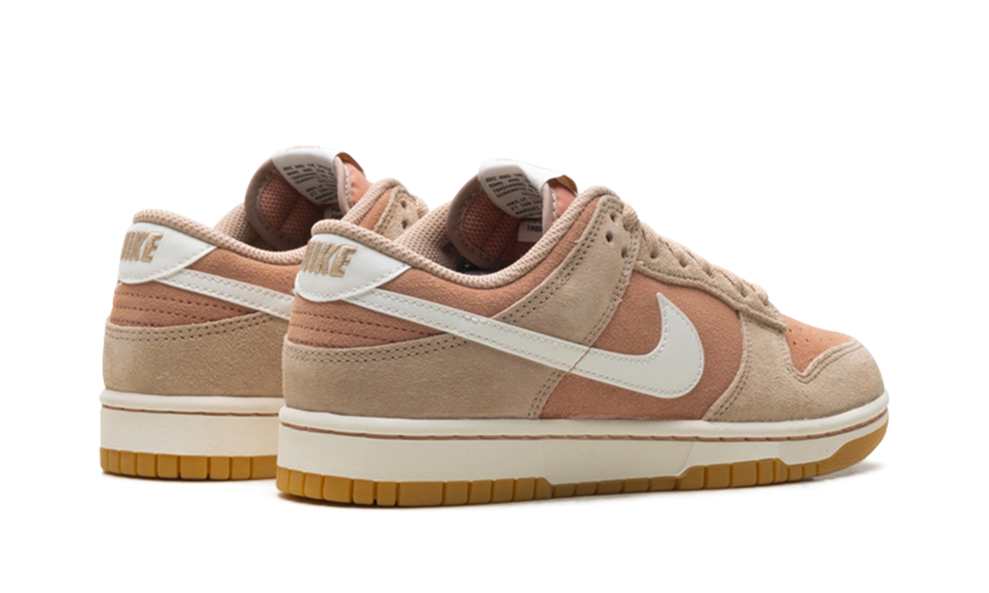 nike dunk low se rattan terra blush+HQ1931-200+diagnol right behind view