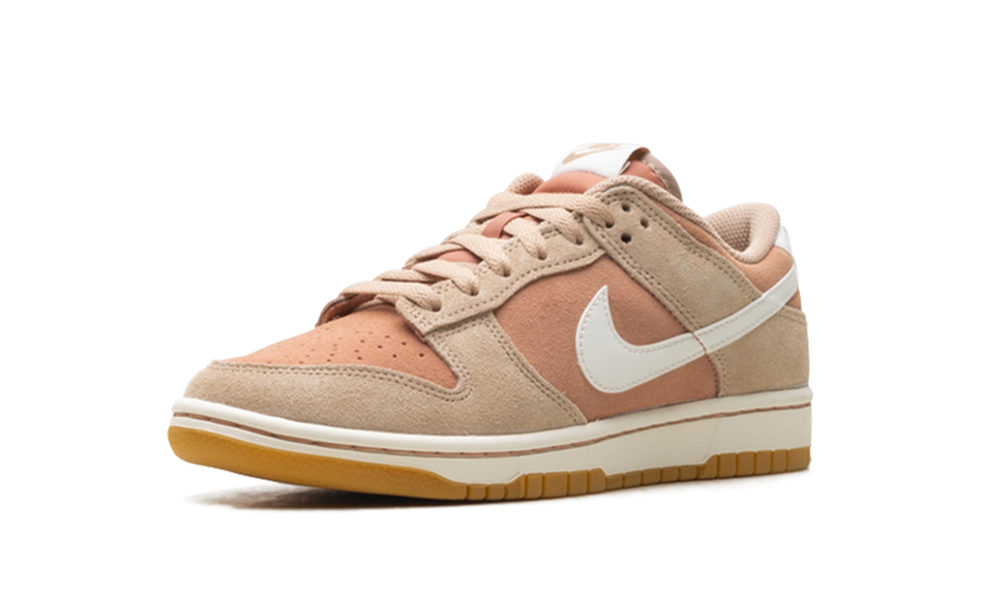nike dunk low se rattan terra blush+HQ1931-200+left diagnol single view