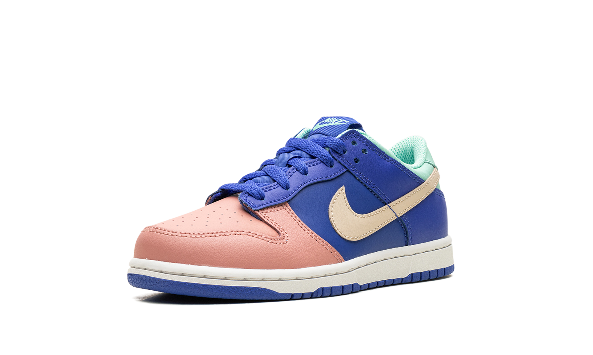 nike dunk low se salmon toe ps+DZ2874-400+left diagnol single view