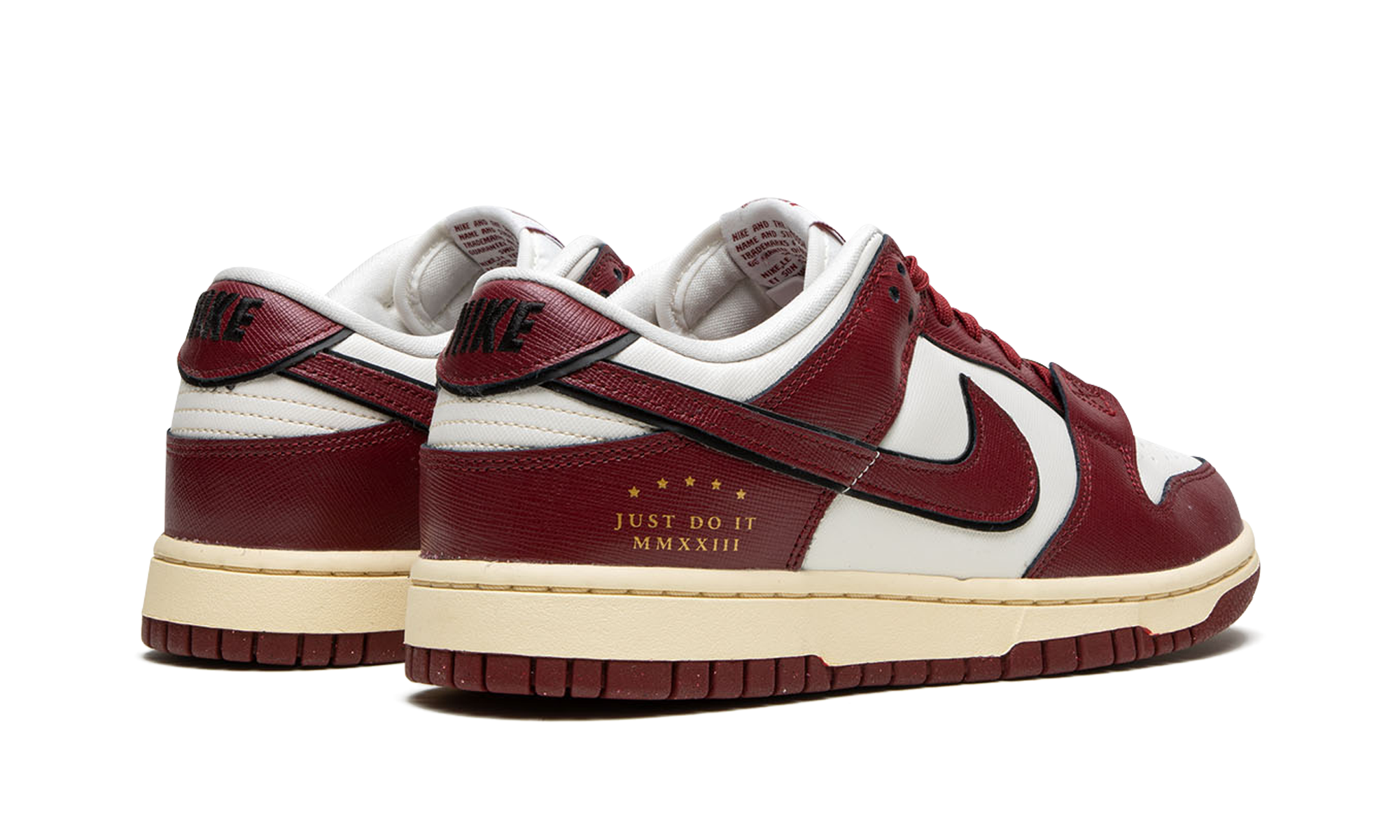 nike dunk low se sisterhood sail team red women s+DV1160-101+diagnol right behind view