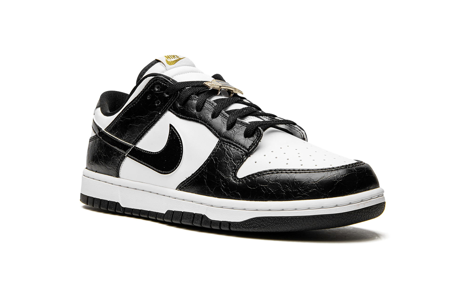 nike dunk low se world champs black white+DR9511-100+diagnol right view
