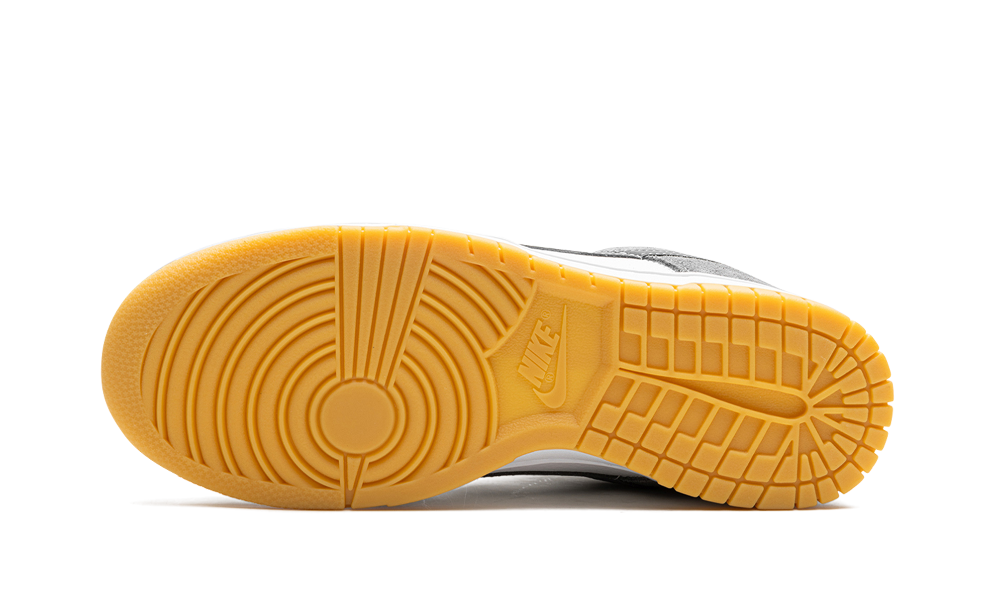 nike dunk low smoke grey gum 3m swoosh+FV0389-100+bottom view