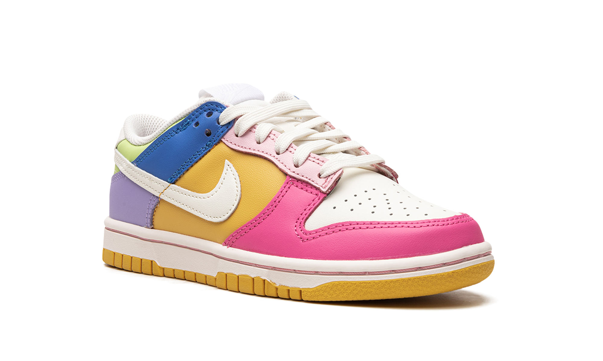 nike dunk low solar flare multi color women s+FD9923-111+diagnol right view