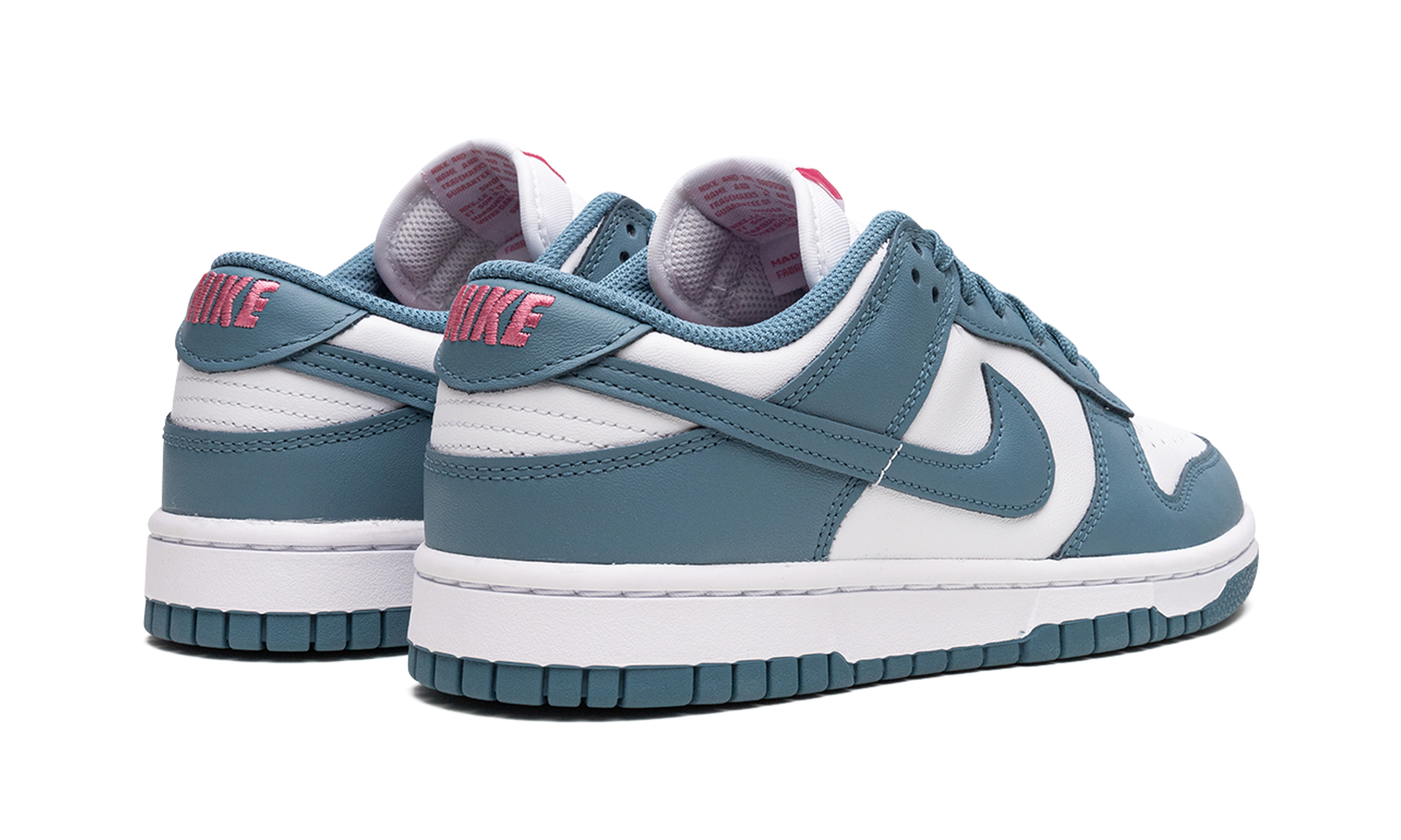 nike dunk low south beach women s+FJ0739-100+diagnol right behind view