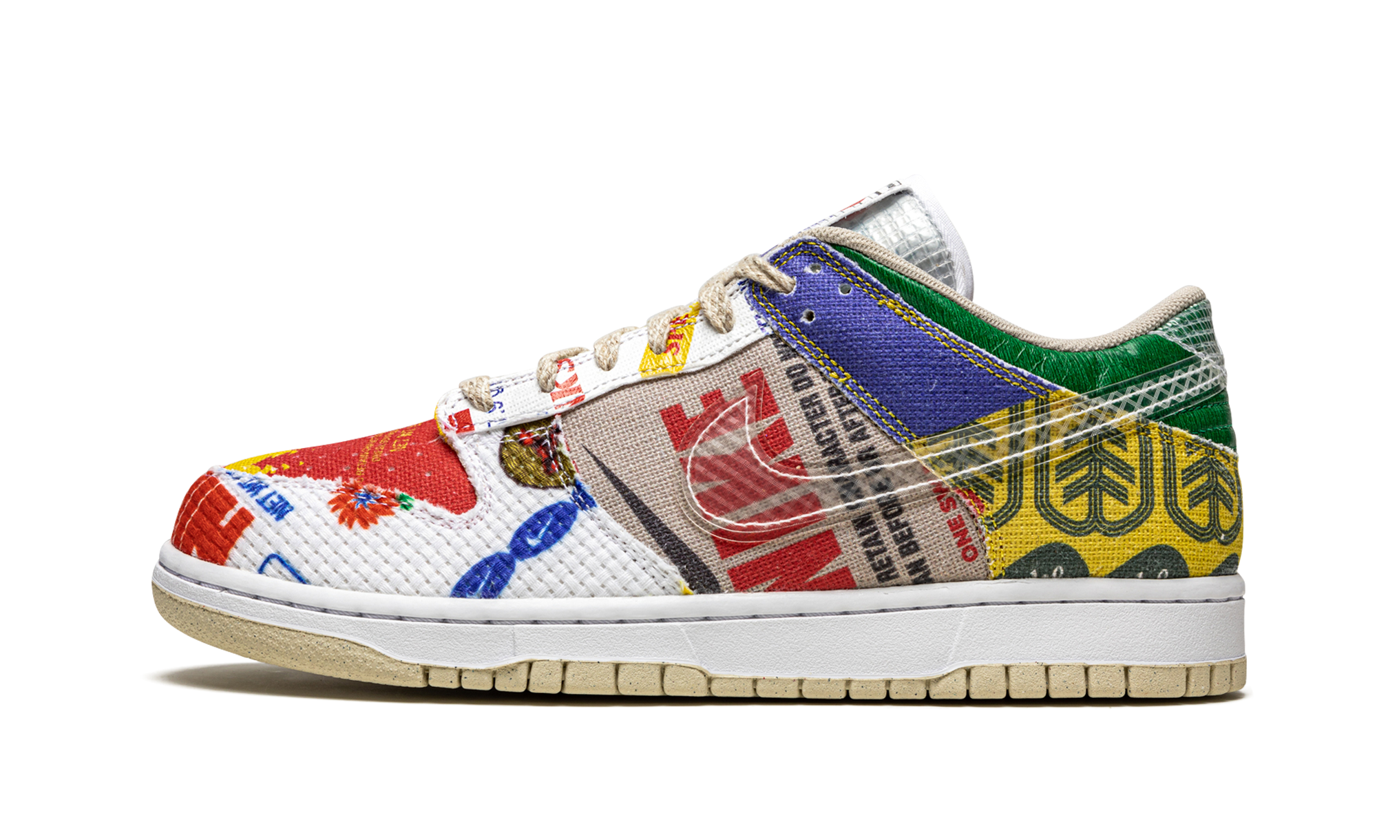 nike dunk low sp city market+DA6125-900+diagnol right view 3