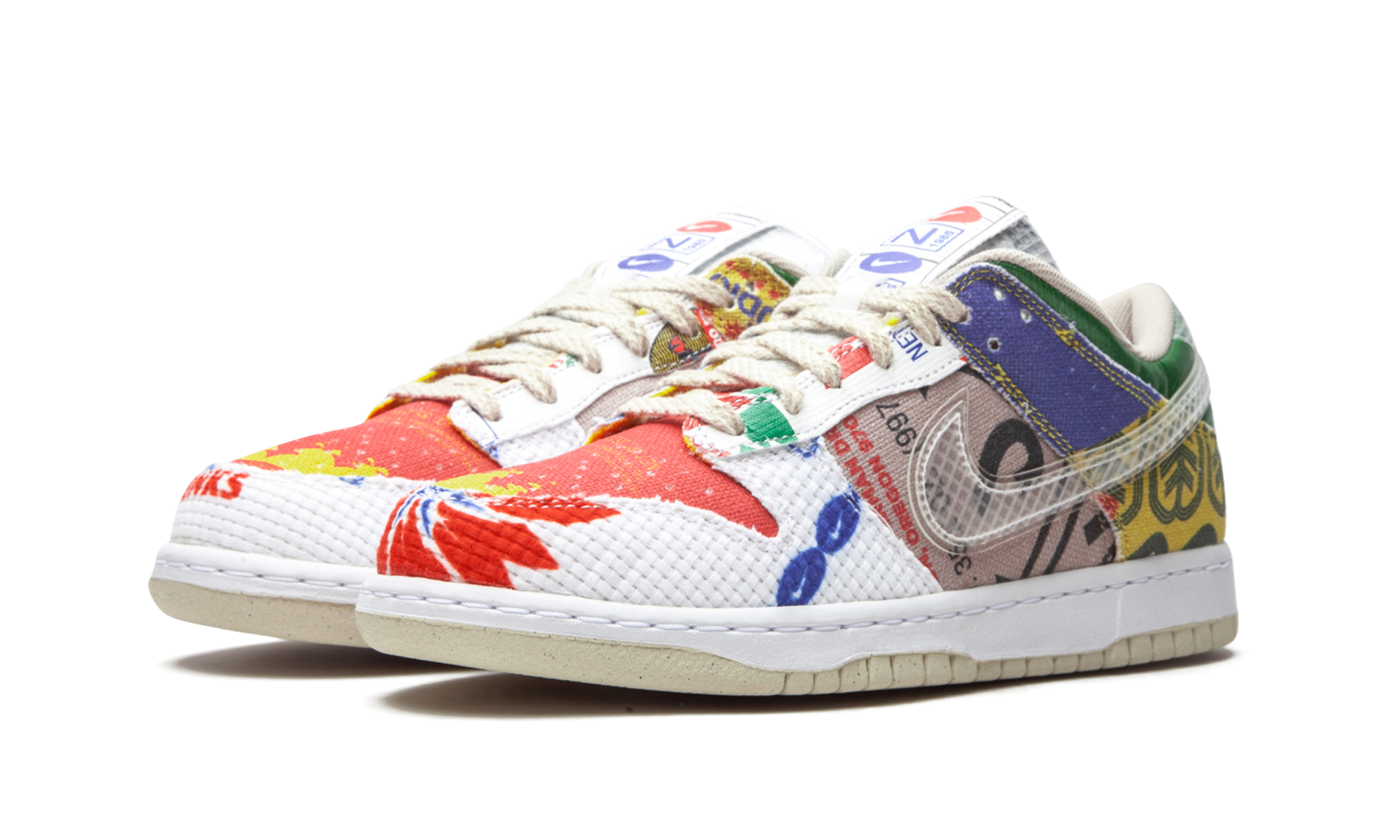 nike dunk low sp city market+DA6125-900+diagnol left view