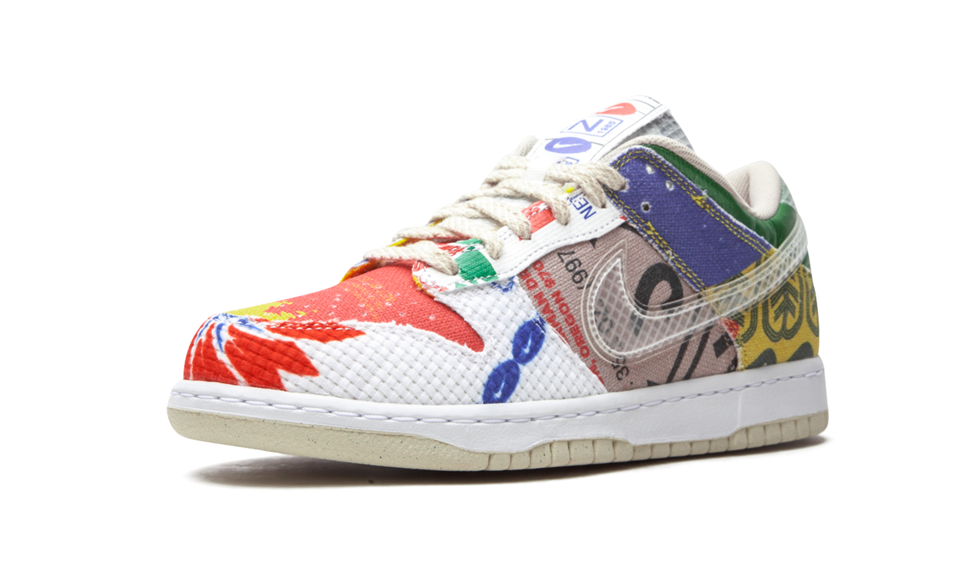 nike dunk low sp city market+DA6125-900+left diagnol single view