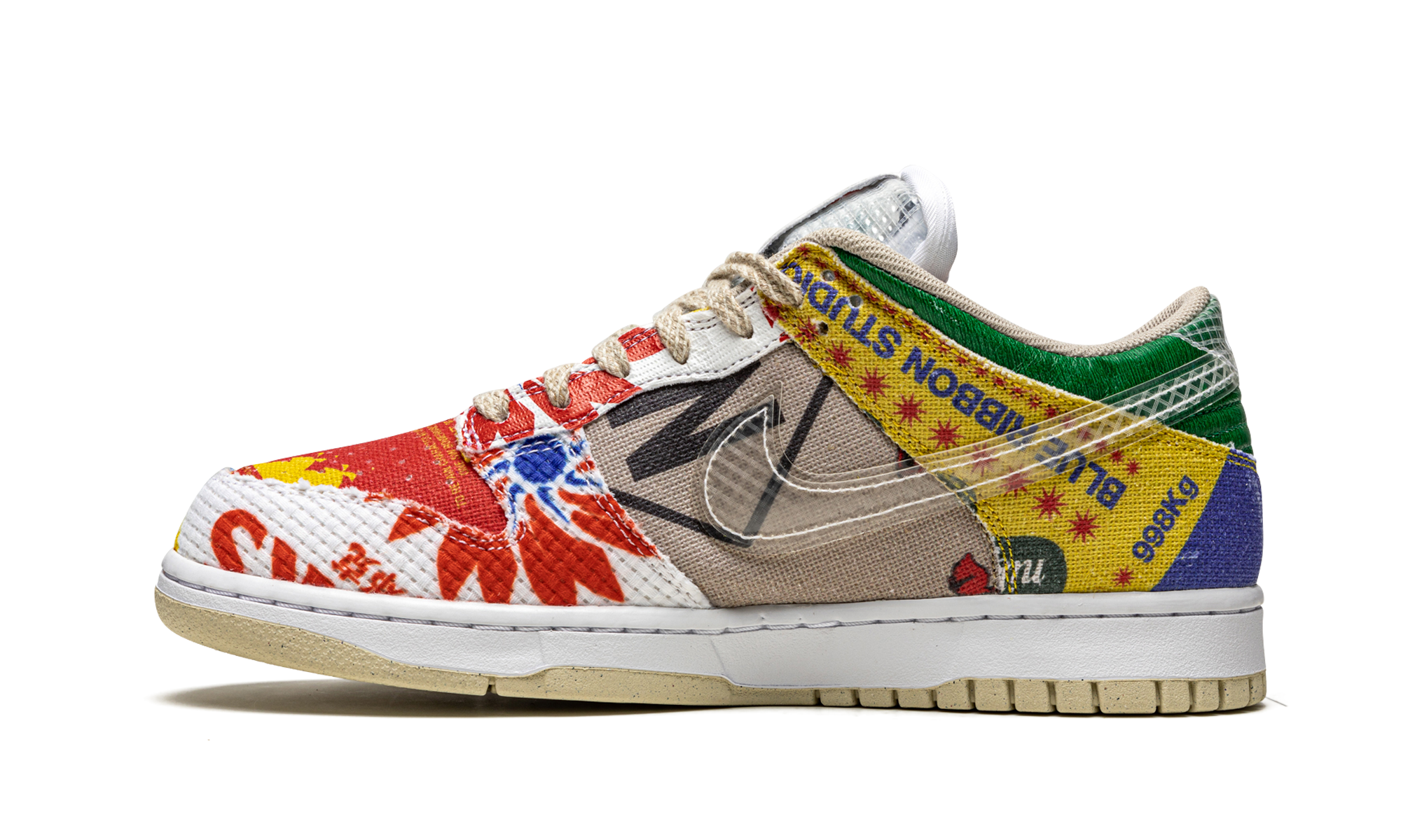 nike dunk low sp city market+DA6125-900+diagnol right view 1