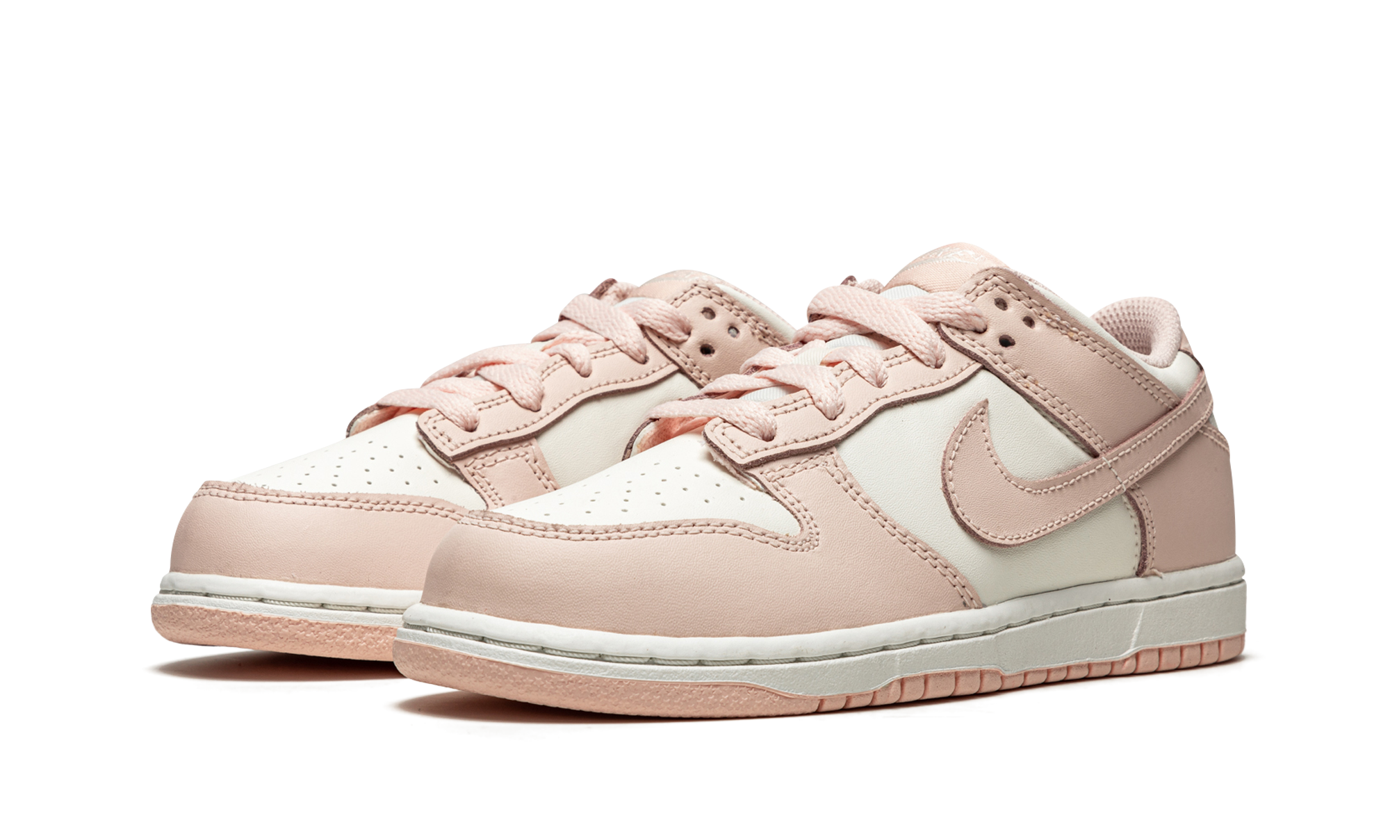 nike dunk low sp orange pearl ps+CW1588-101+diagnol left view