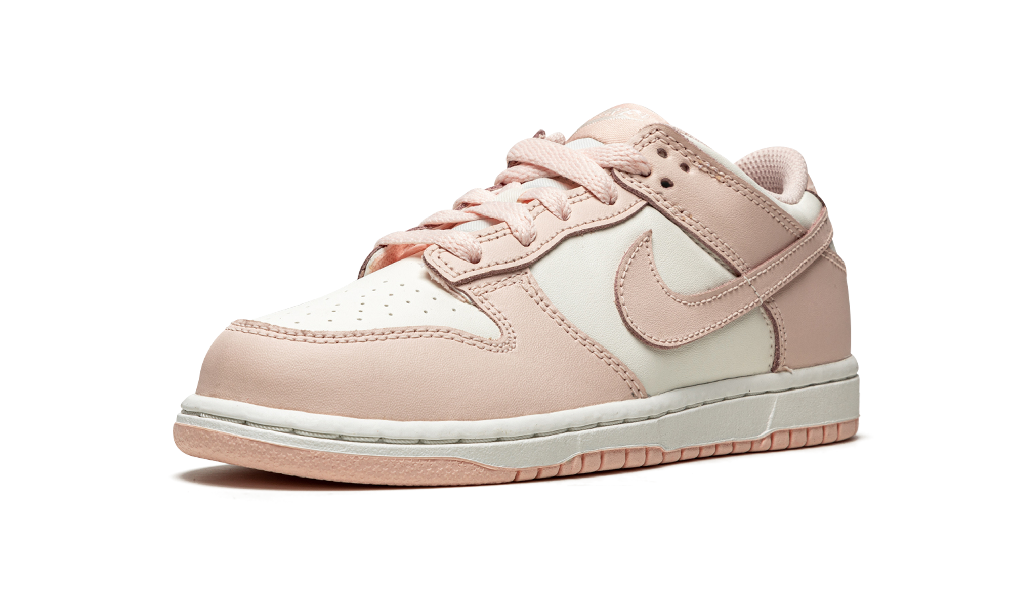 nike dunk low sp orange pearl ps+CW1588-101+left diagnol single view