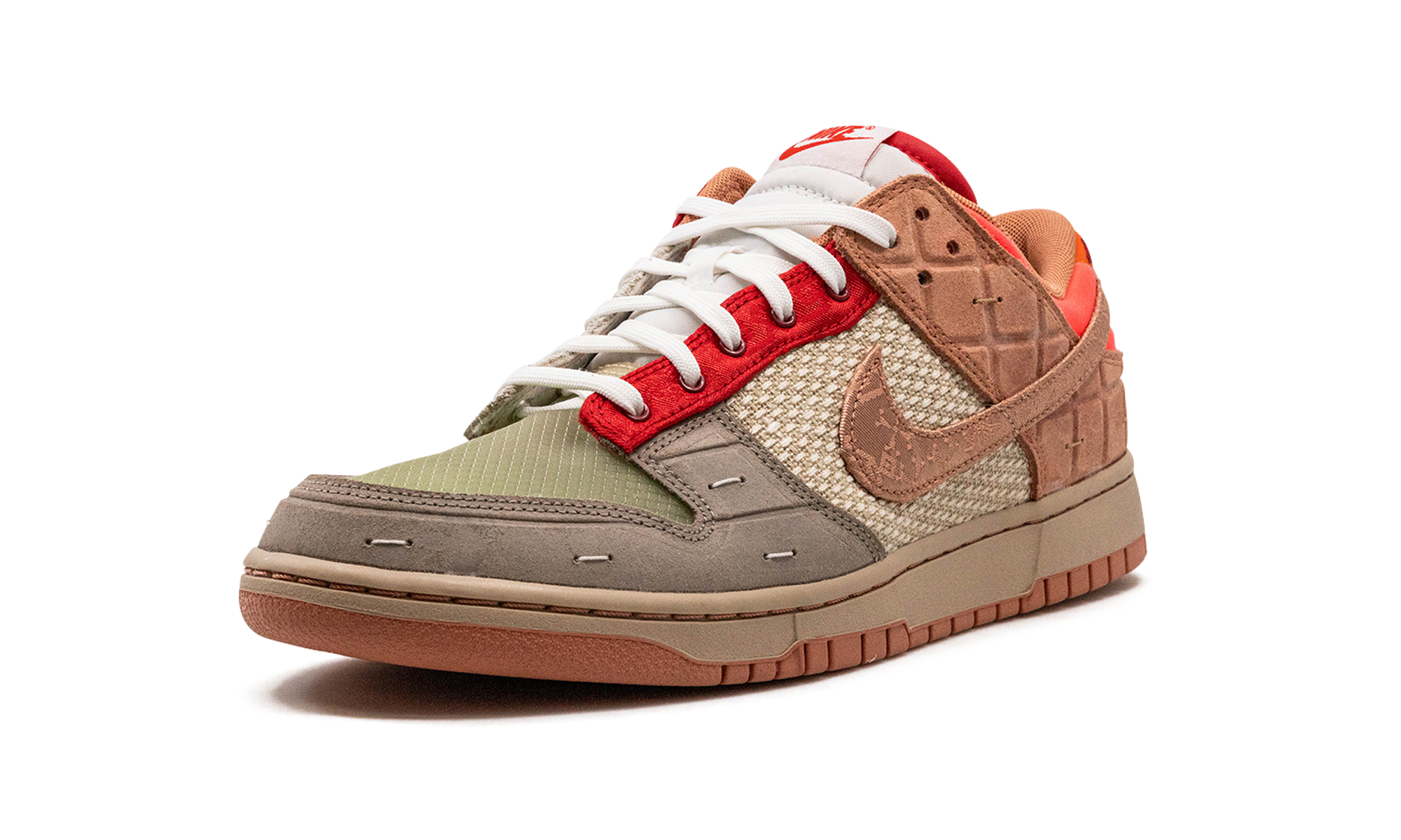 nike dunk low sp what the clot+FN0316-999+left diagnol single view