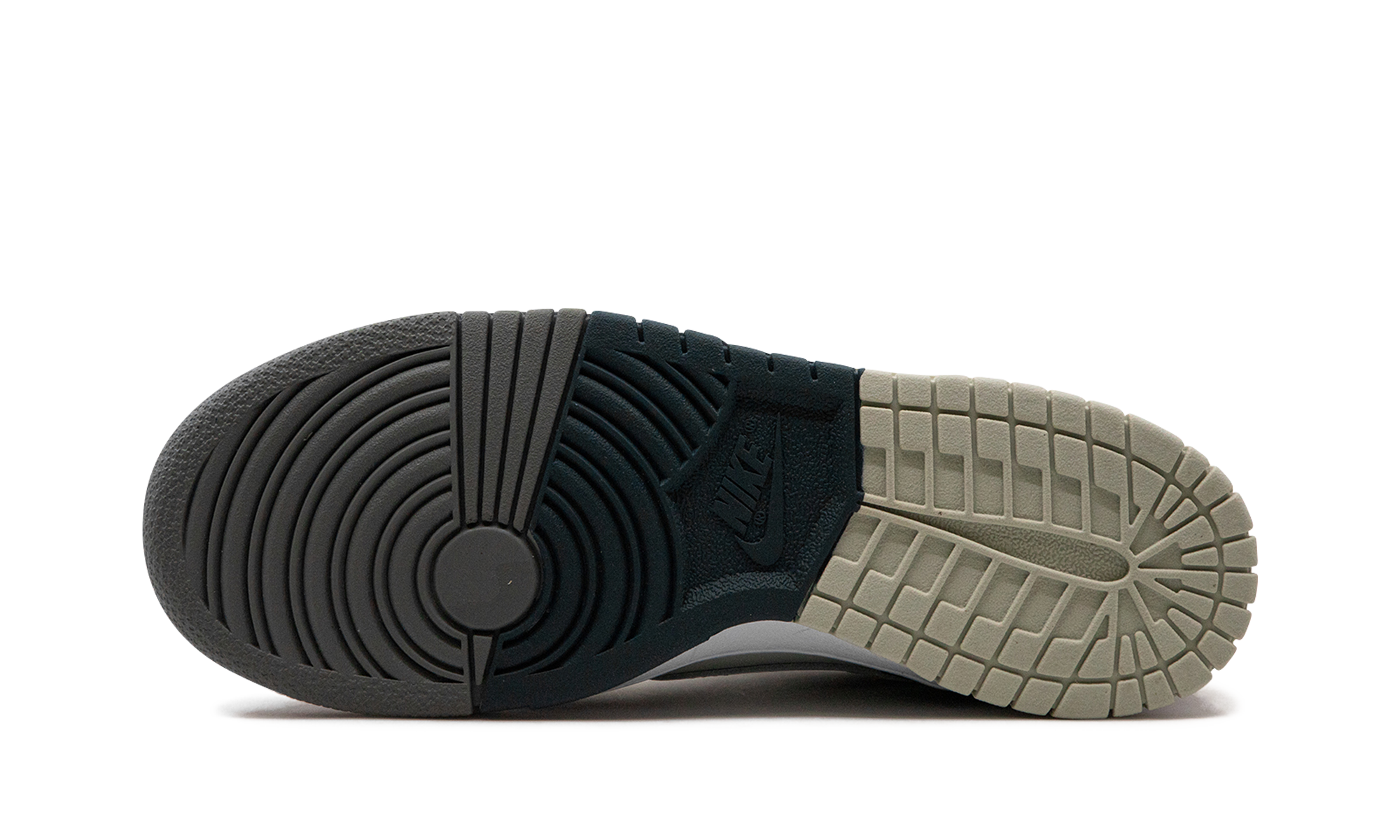 nike dunk low split deep jungle gs+FB9109-300+bottom view