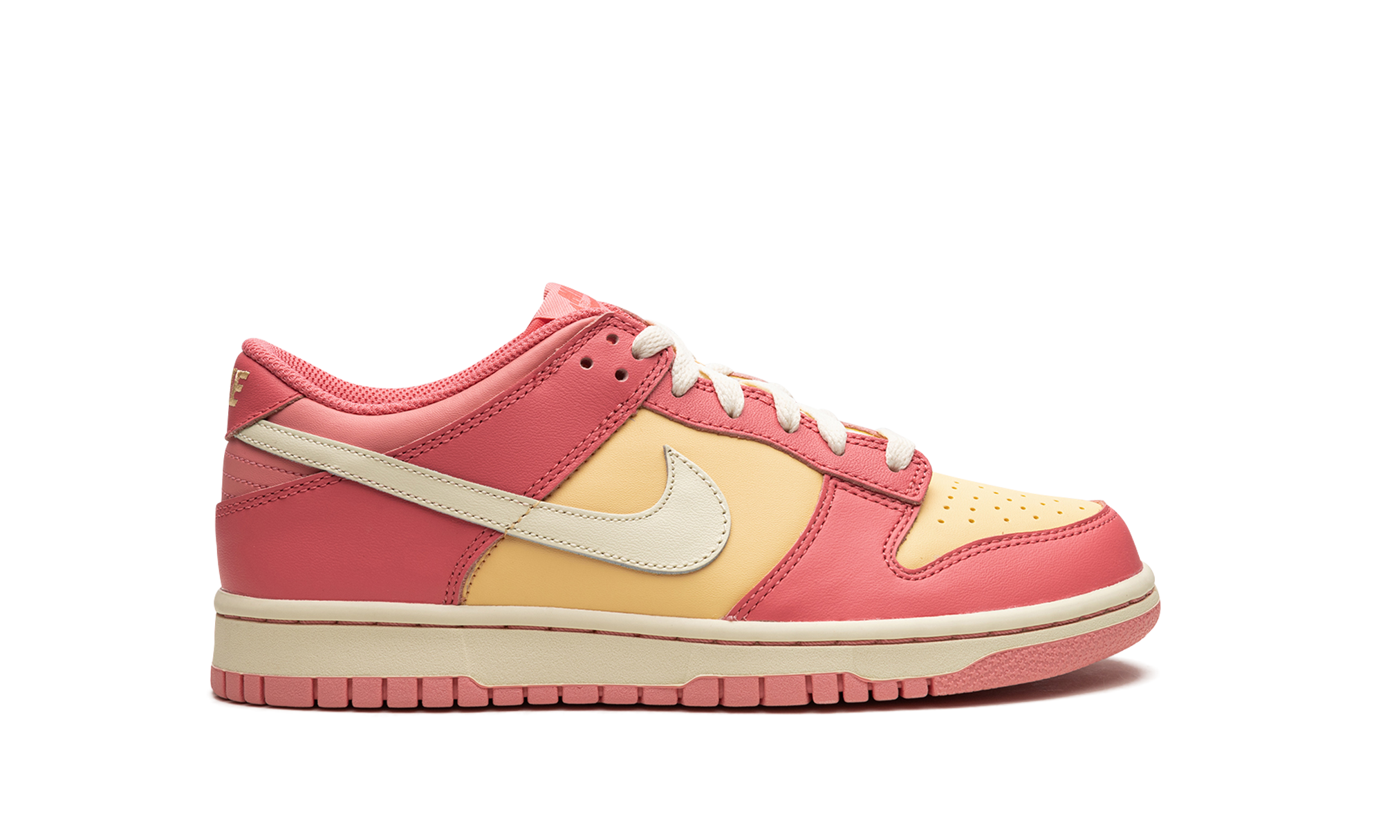 nike dunk low strawberry peach cream gs+DH9765-200+right view