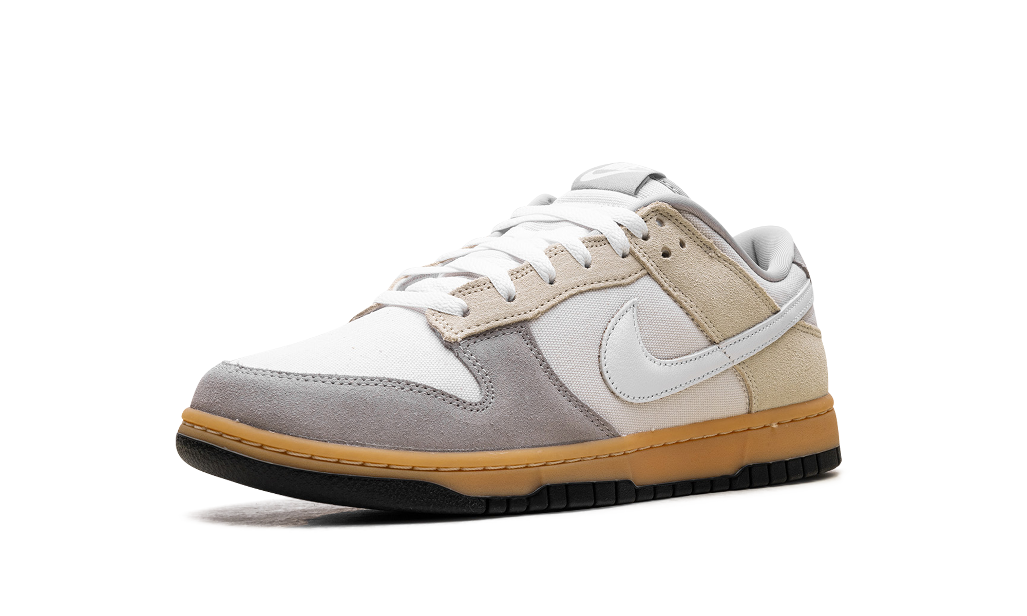 nike dunk low suede canvas+HV4301-030+left diagnol single view