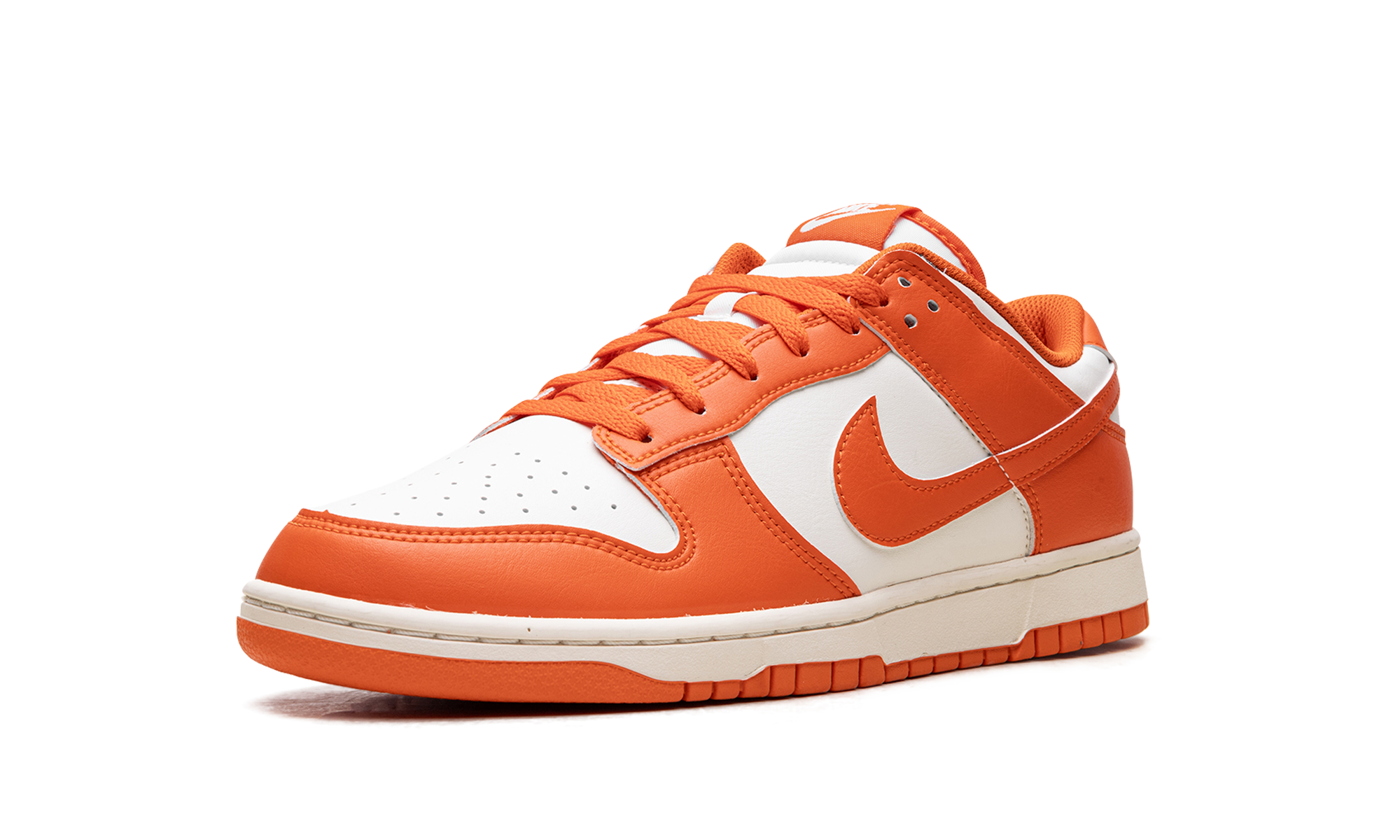 nike dunk low syracuse pale ivory+HF5441-106+left diagnol single view