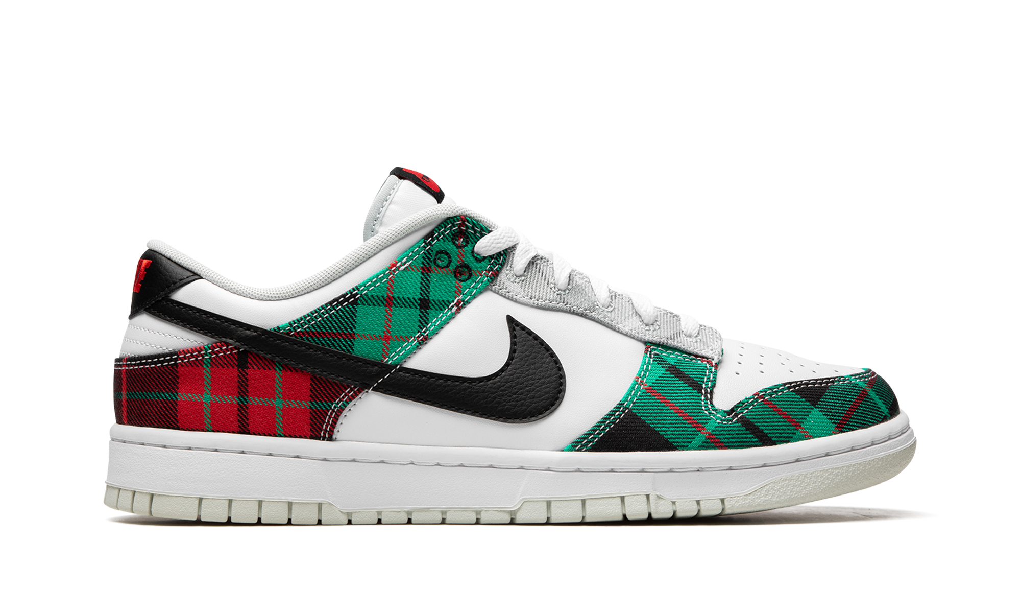 nike dunk low tartan plaid+DV0827-100+right view