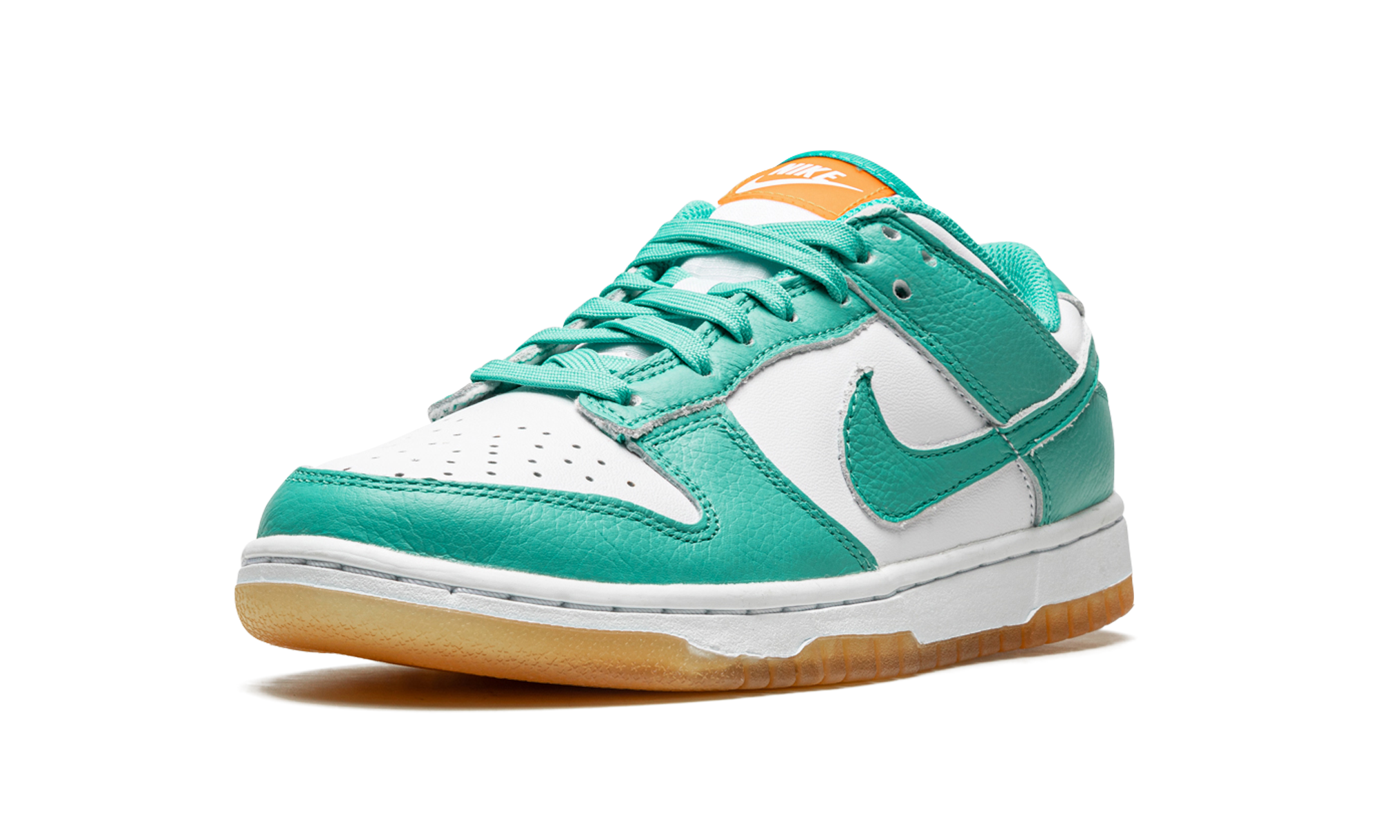 nike dunk low teal zeal women s+DV2190-100+left diagnol single view