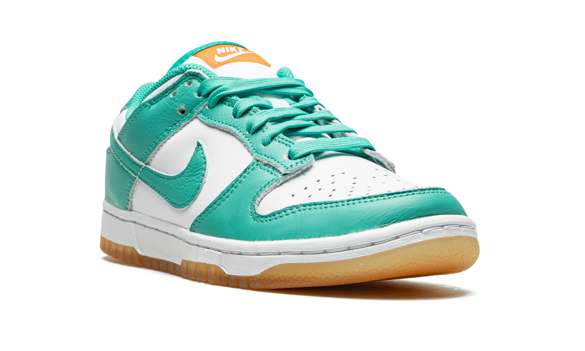 nike dunk low teal zeal women s+DV2190-100+diagnol right view