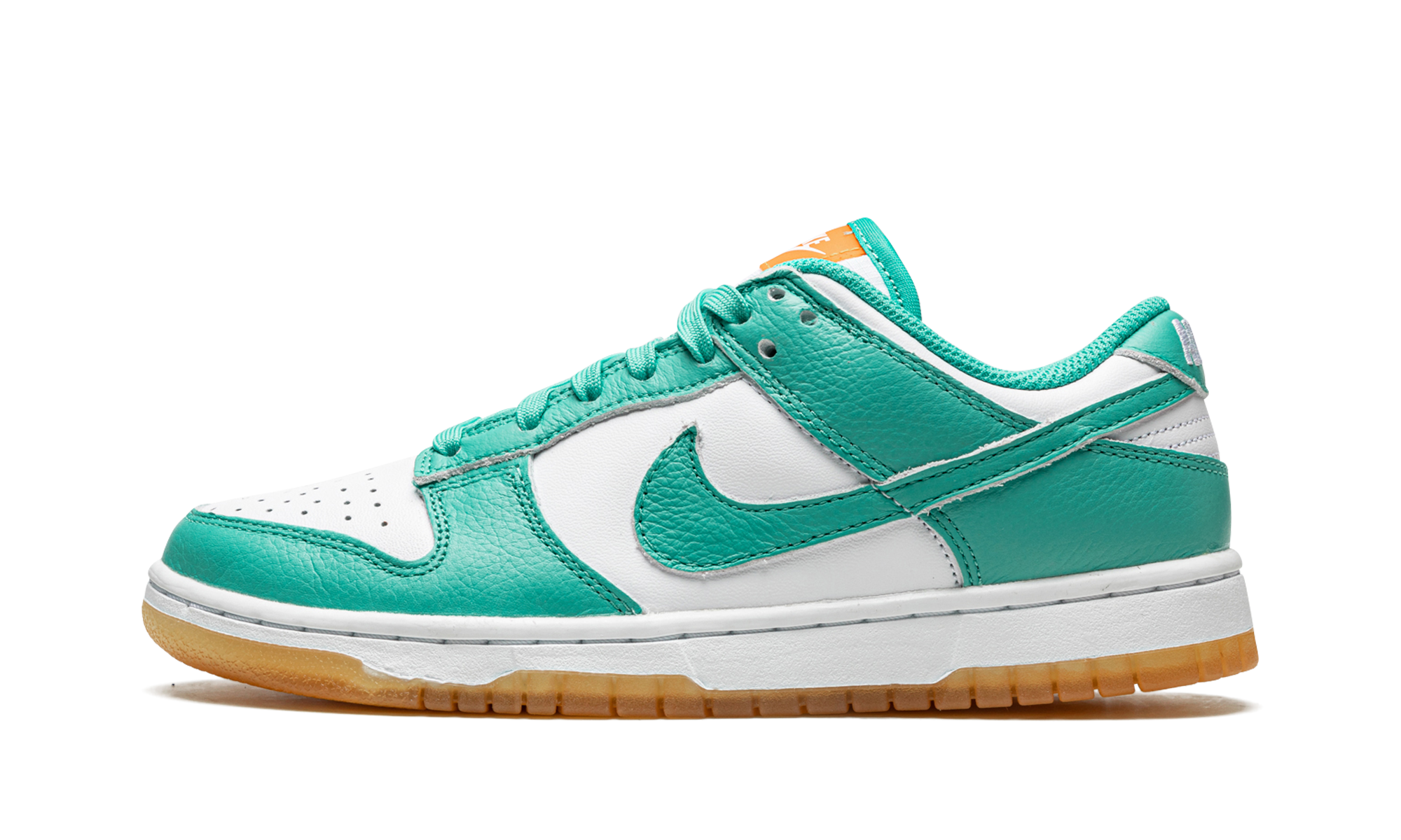 nike dunk low teal zeal women s+DV2190-100+diagnol right view 1