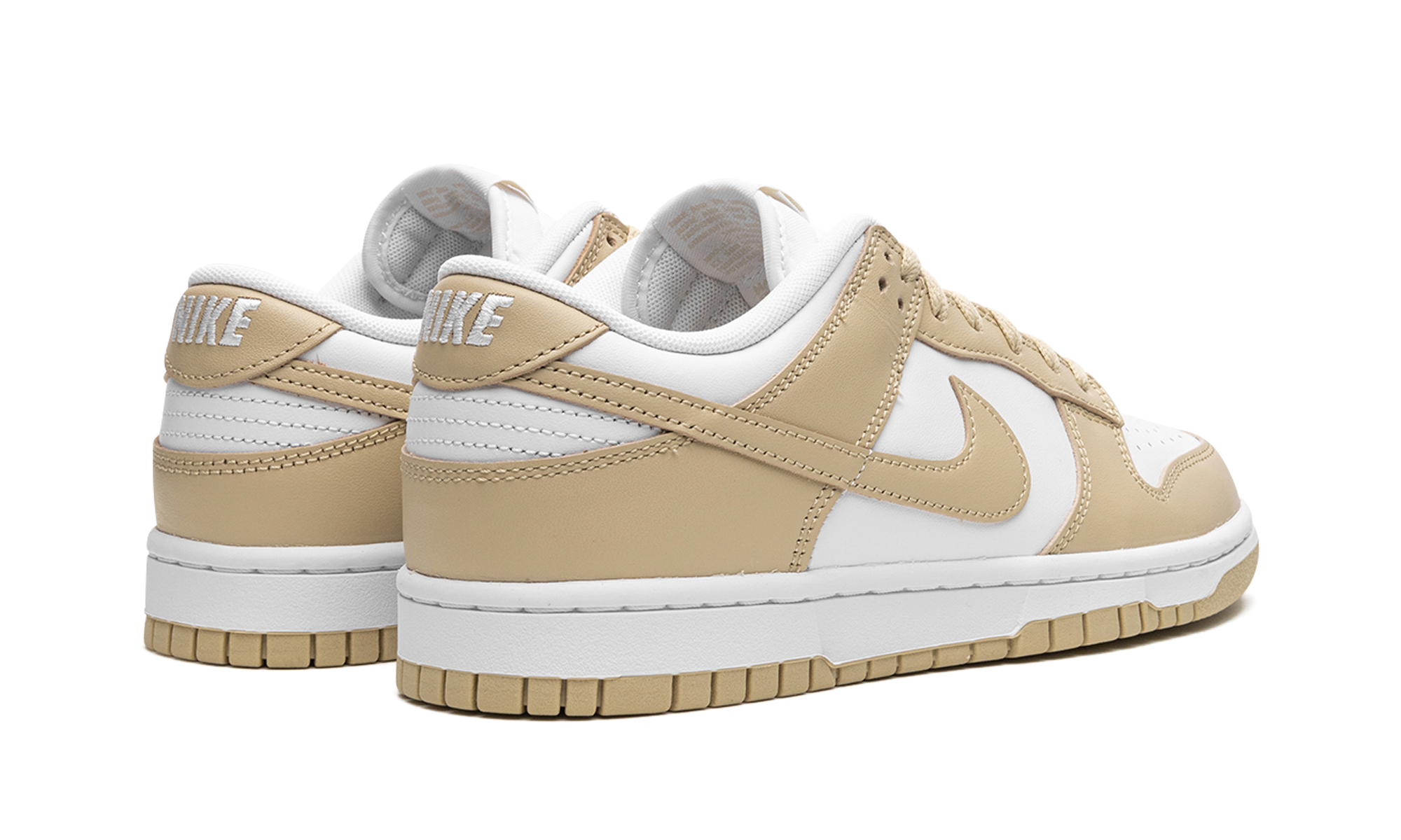 nike dunk low team gold+DV0833-100+diagnol right behind view