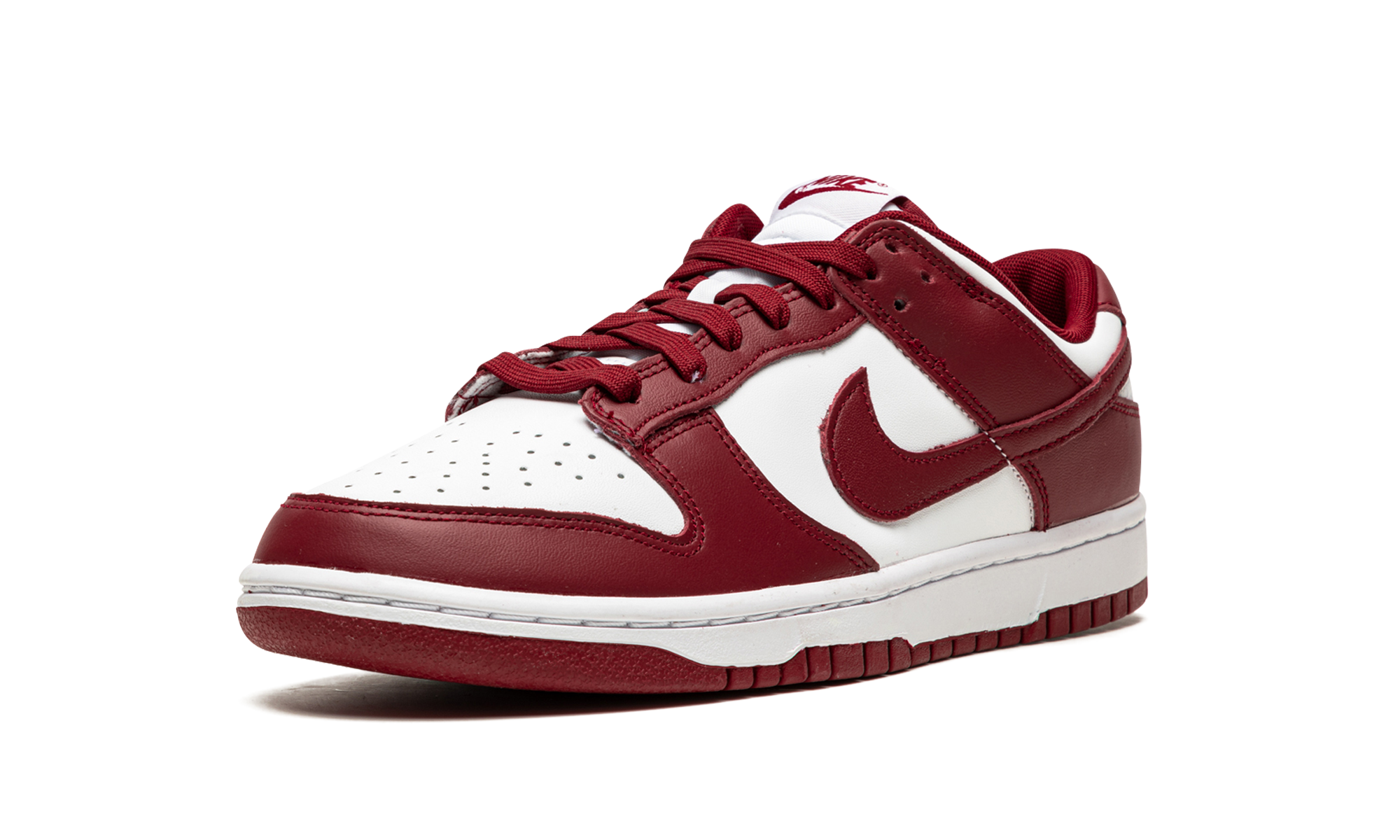 nike dunk low team red+DD1391-601+left diagnol single view