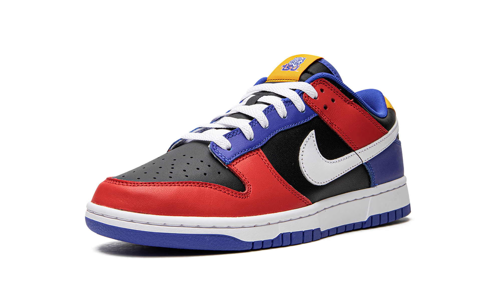 nike dunk low tennessee state university+DR6190-100+left diagnol single view