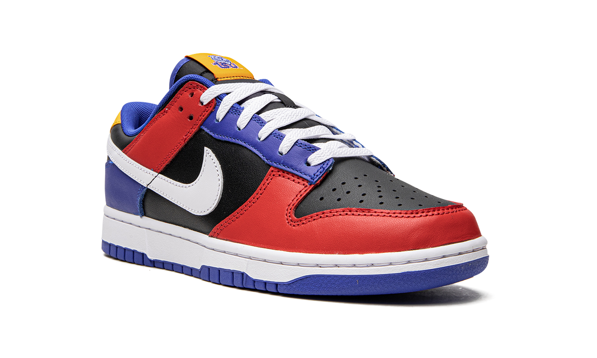 nike dunk low tennessee state university+DR6190-100+diagnol right view