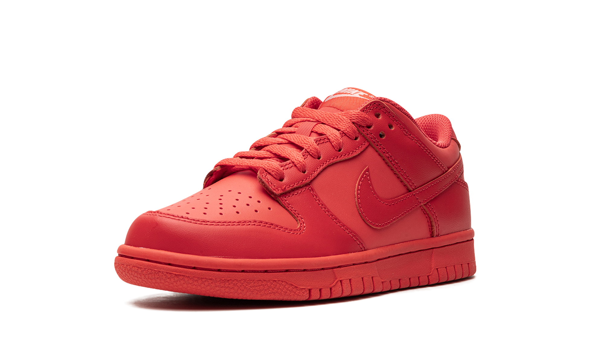 nike dunk low track red gs+DH9765-601+left diagnol single view
