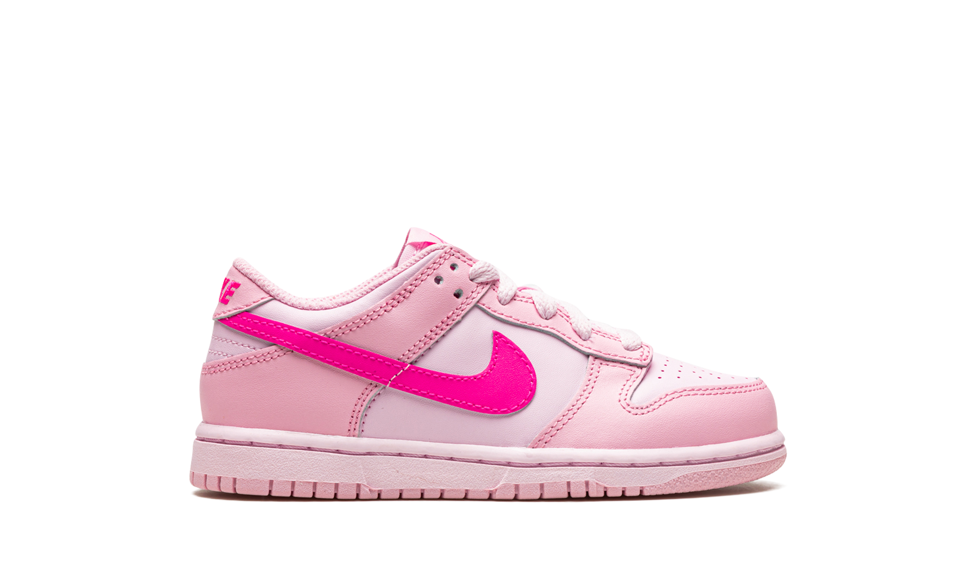 nike dunk low triple pink ps+DH9756-600+right view