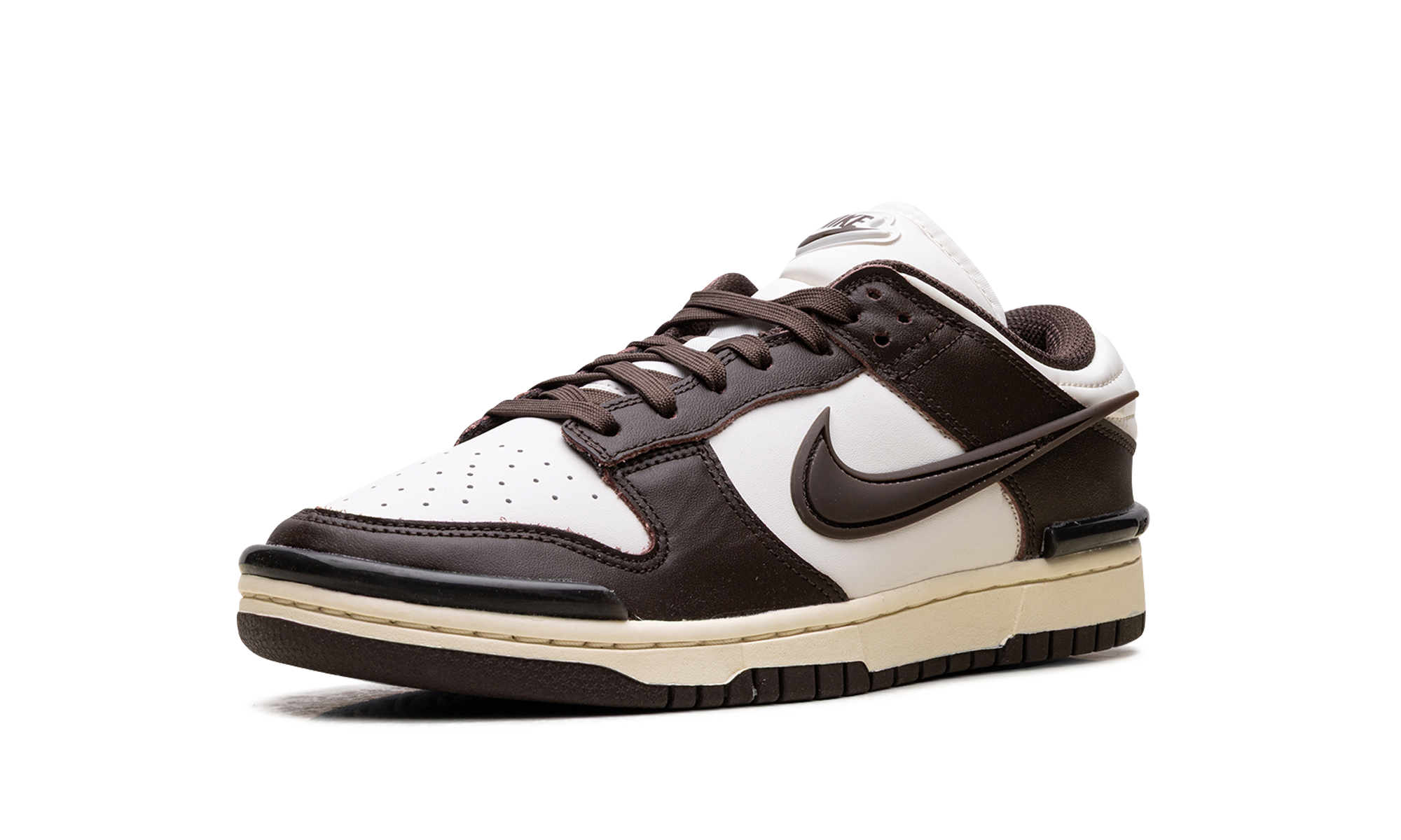 nike dunk low twist baroque brown women s+DZ2794-003+left diagnol single view