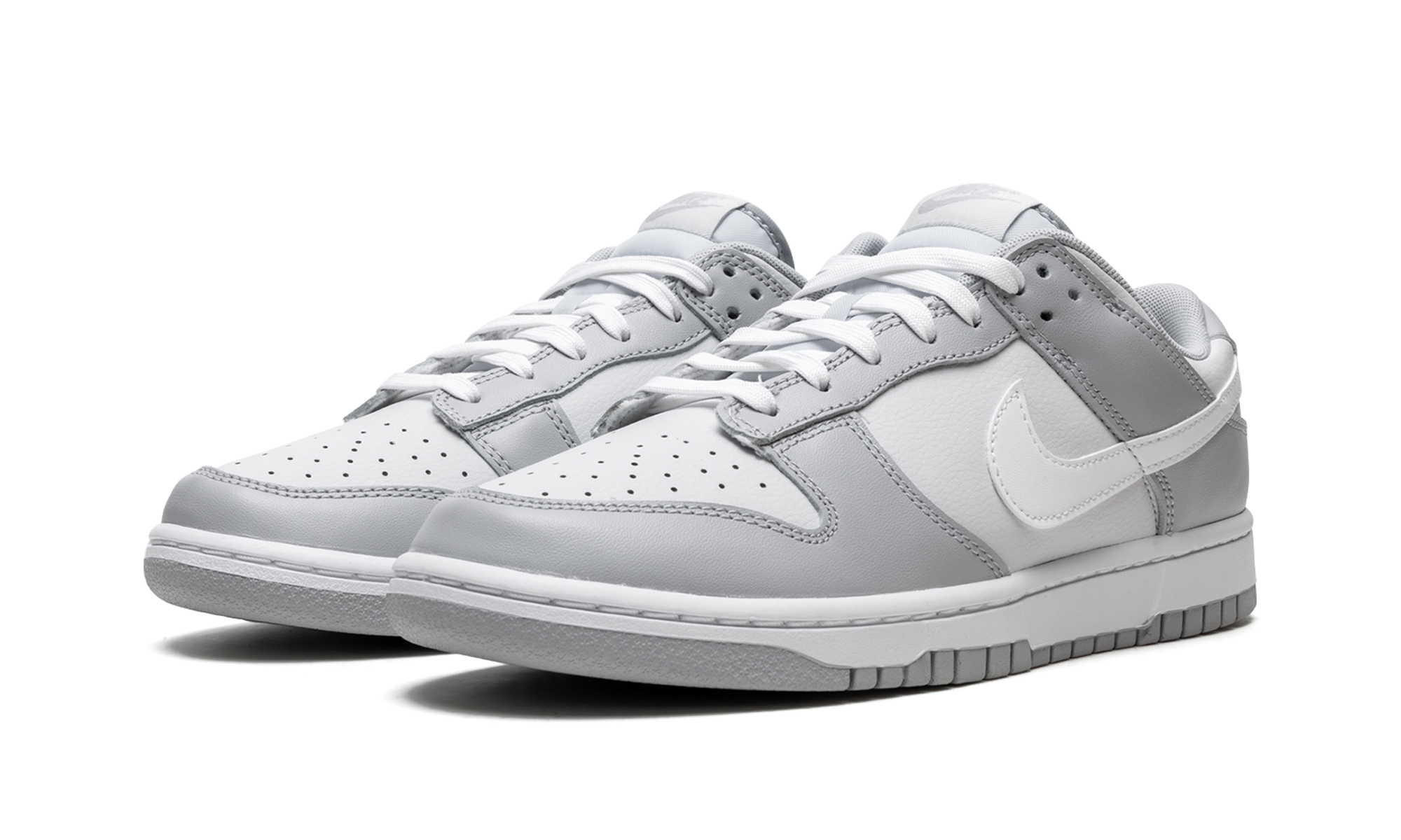 nike dunk low two tone grey+DJ6188-001+diagnol left view
