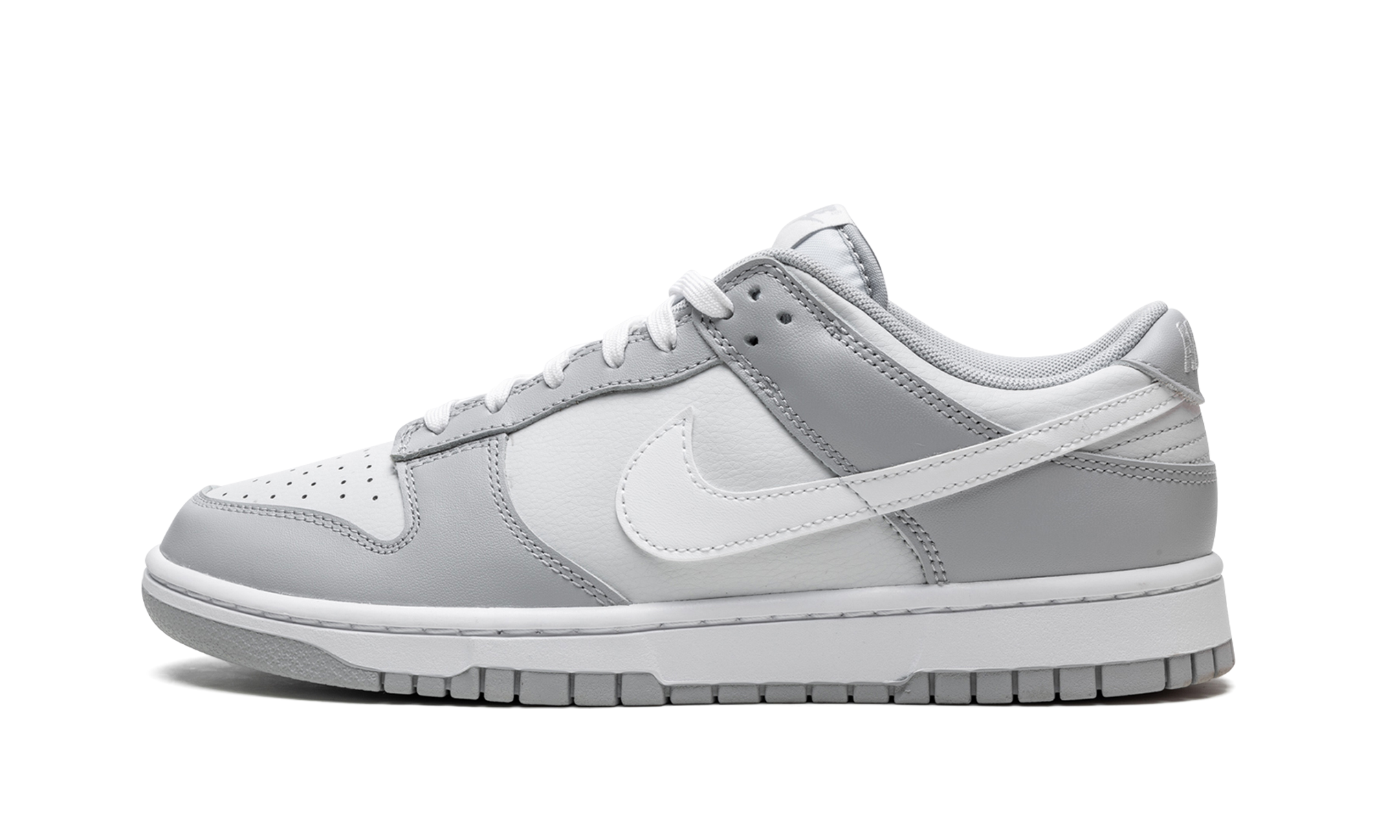 nike dunk low two tone grey+DJ6188-001+diagnol right view 1